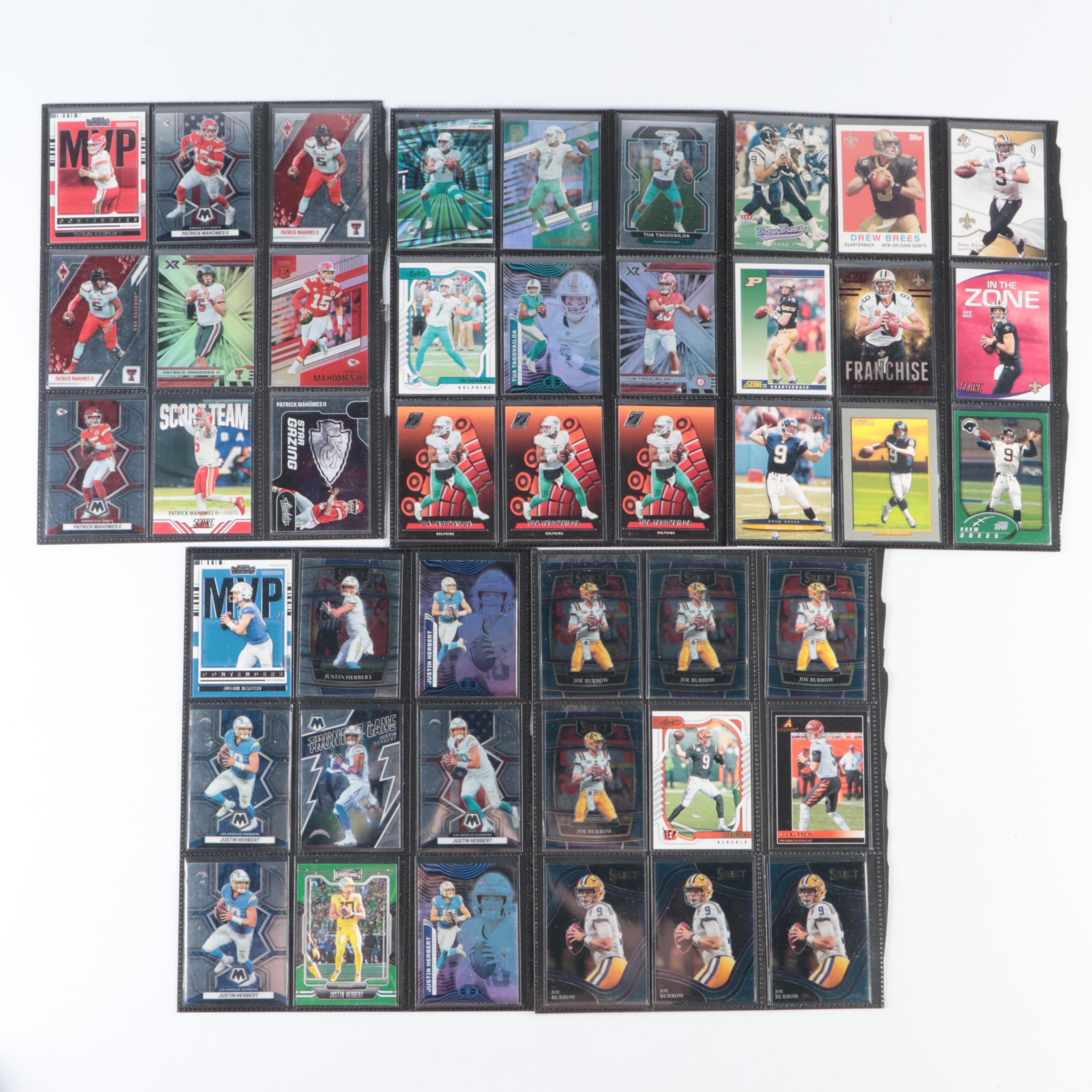 Donruss Optic and More Football Cards, with Joe Burrow and More, 1990s–2020s