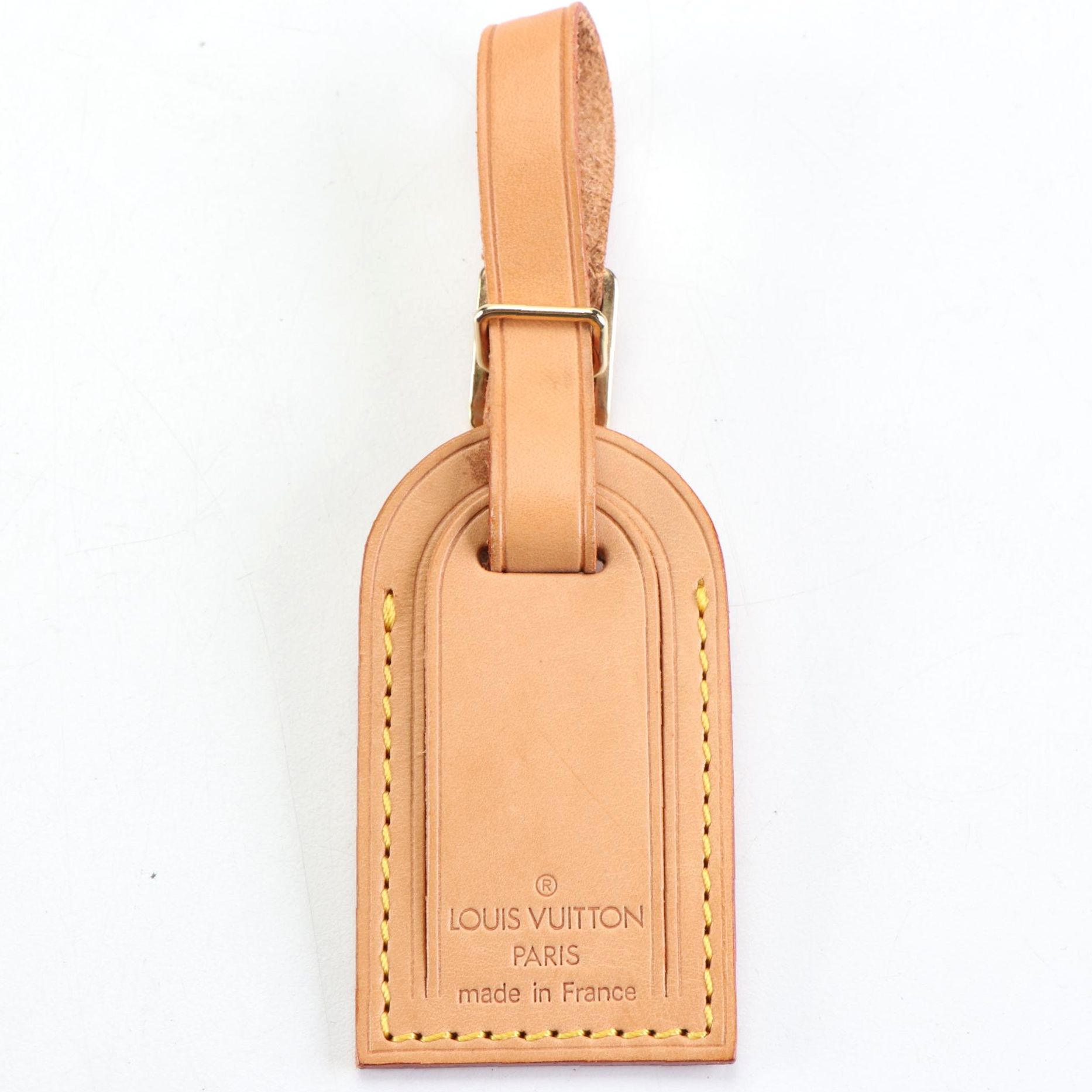 Louis Vuitton Small Luggage Tag in Vachetta Leather