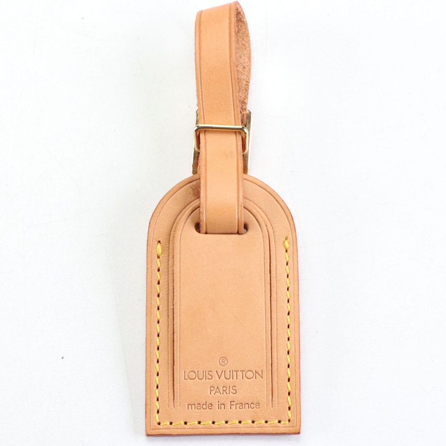 Louis Vuitton Small Luggage Tag in Vachetta Leather