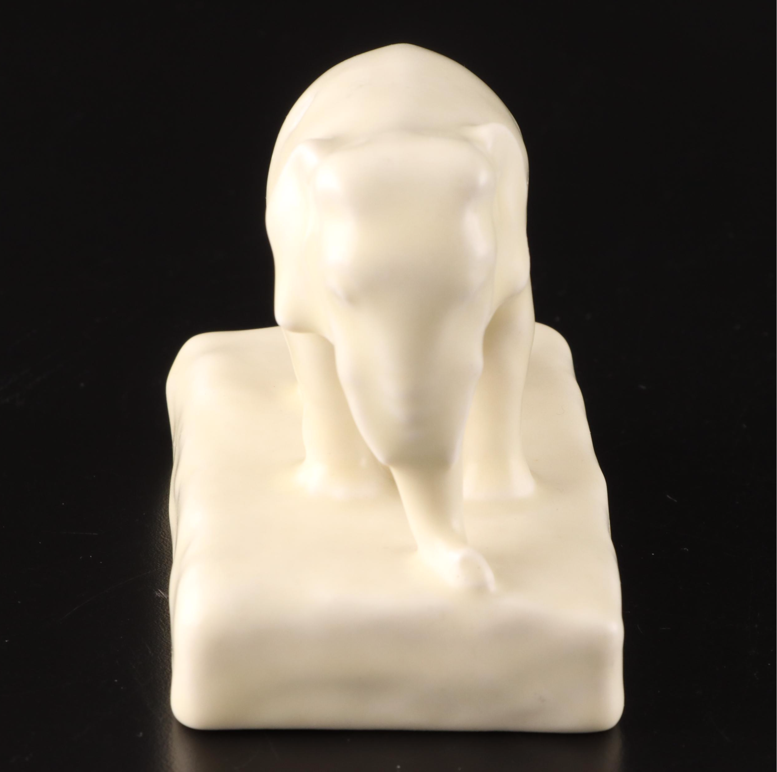 Rookwood Pottery Ivory Glaze Elephant Figurine and More