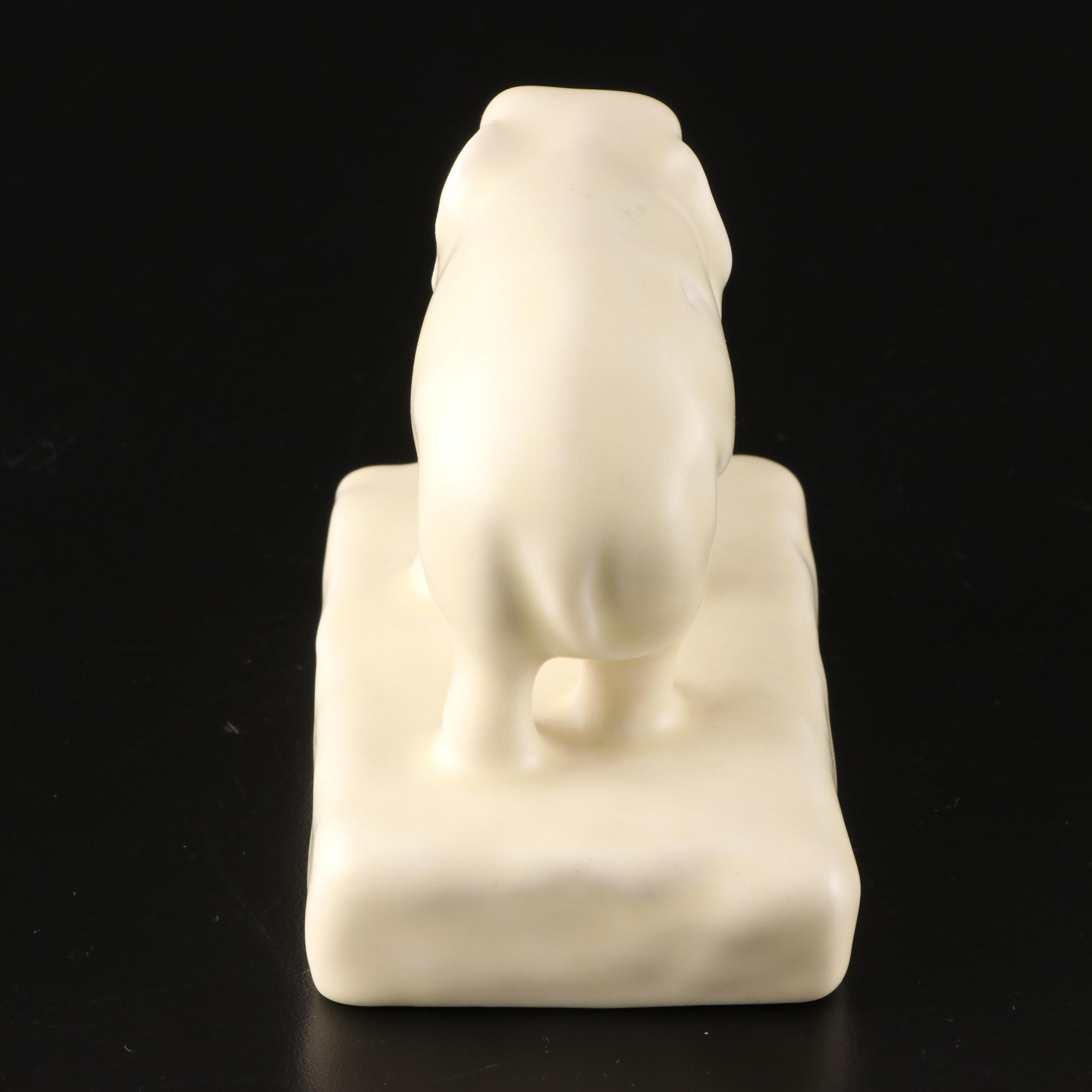 Rookwood Pottery Ivory Glaze Elephant Figurine and More