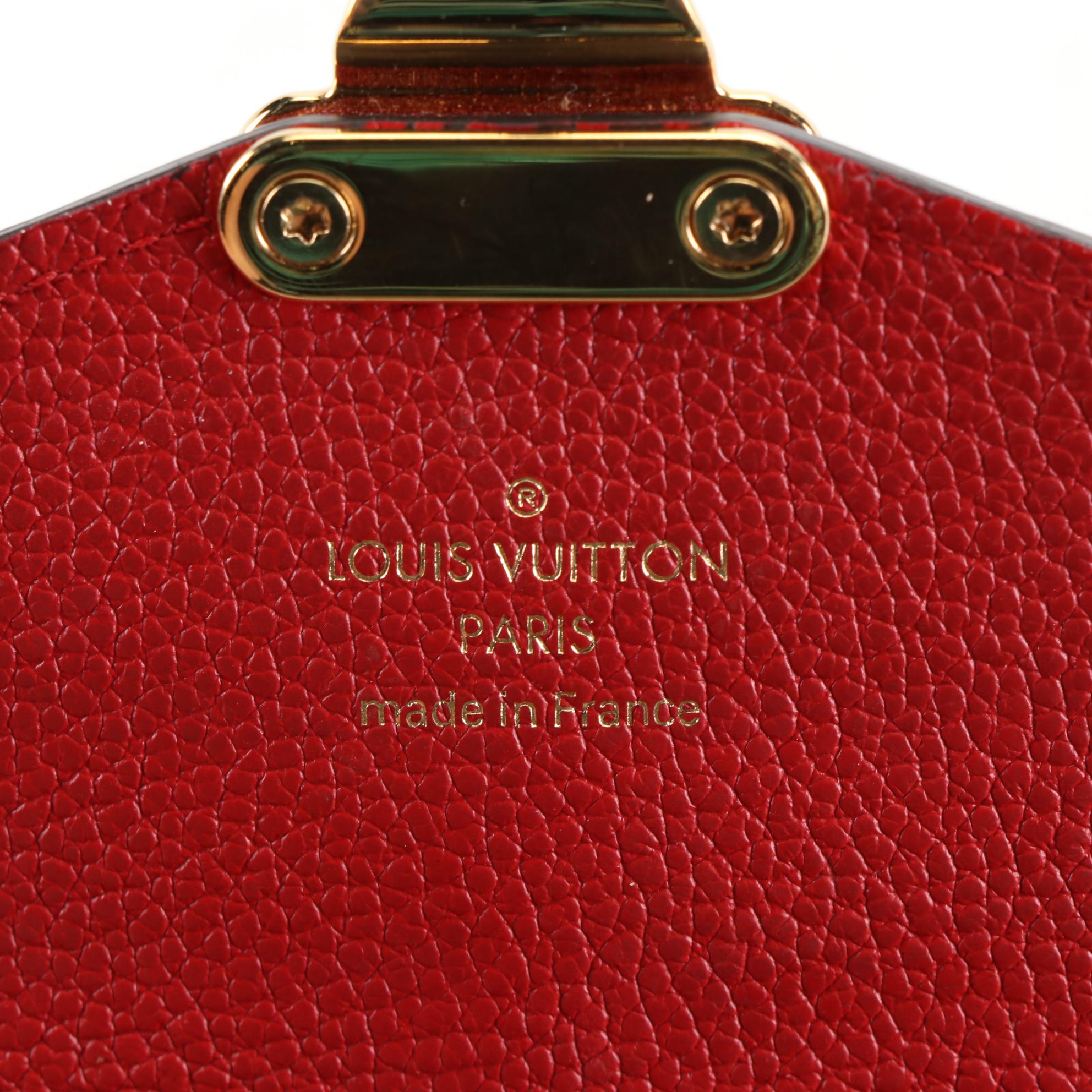 Louis Vuitton Monogram Pallas Wallet in Coated Canvas and Cherry Leather