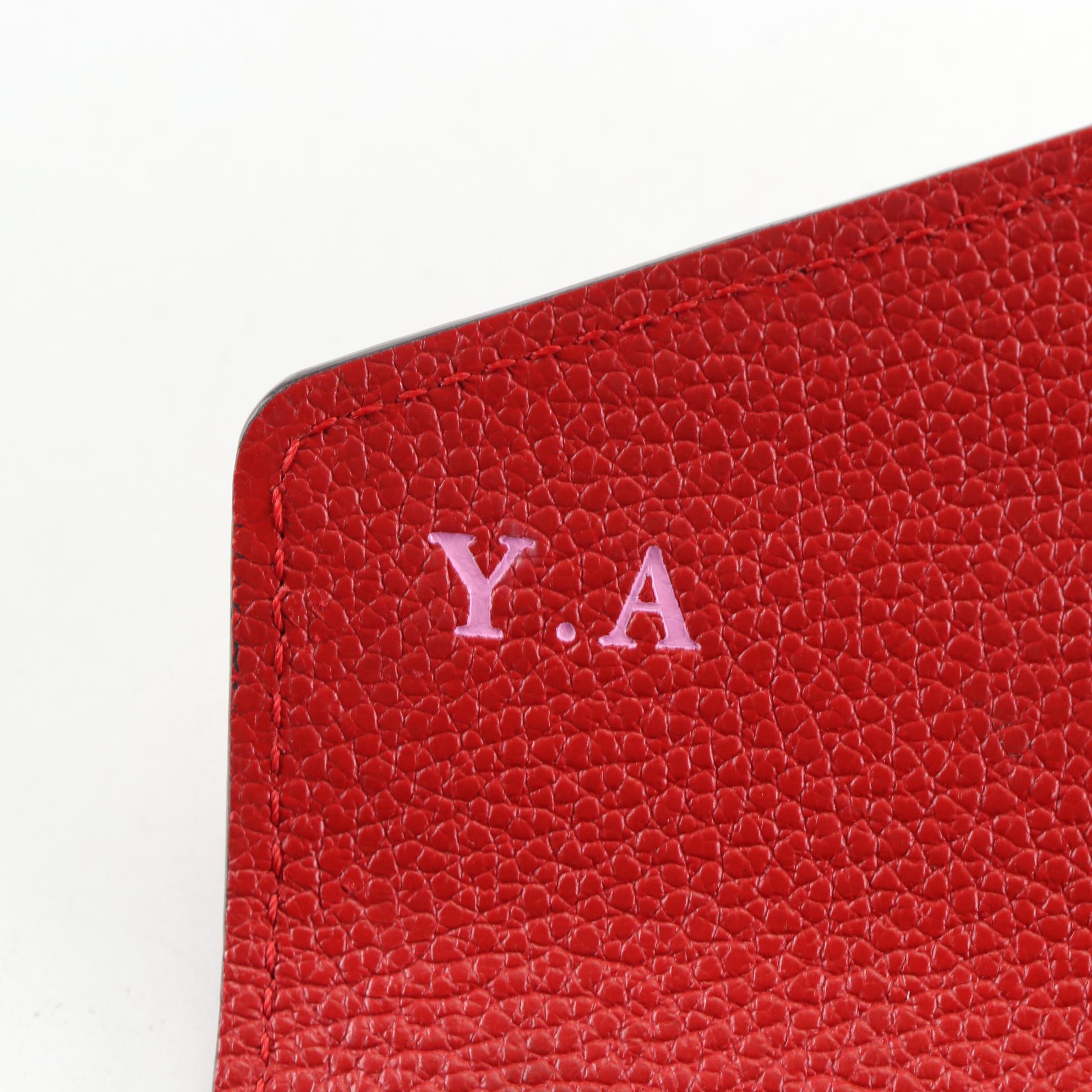 Louis Vuitton Monogram Pallas Wallet in Coated Canvas and Cherry Leather