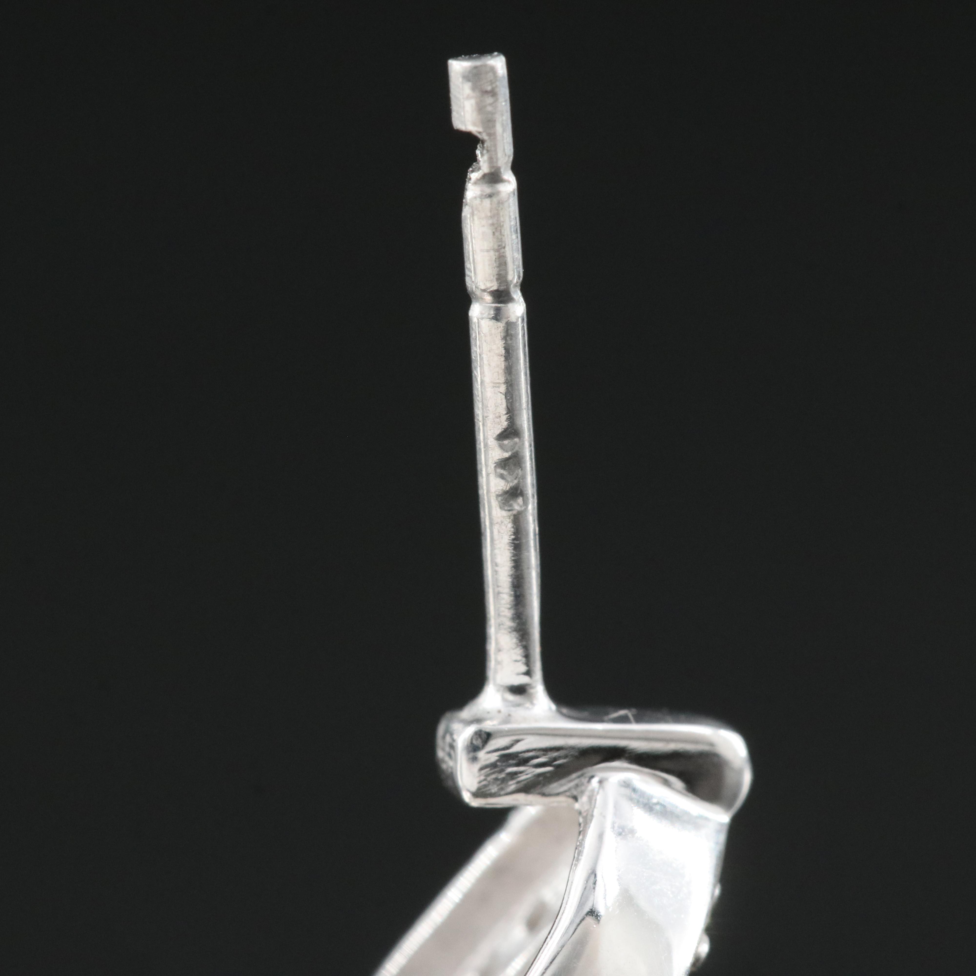 Sterling 2.00 CTW Diamond Earrings