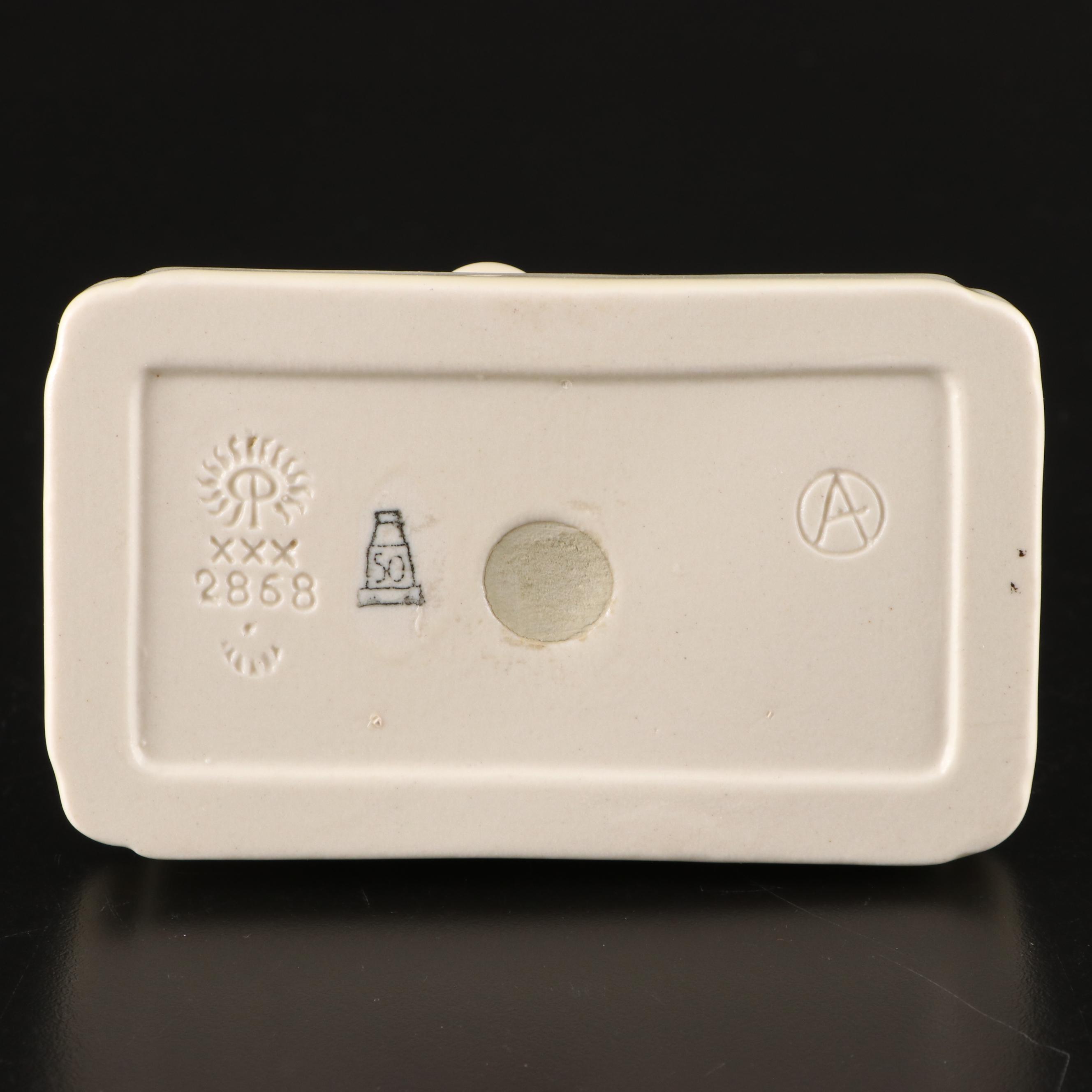 Signed Louise Abel for Rookwood Pottery Ivory Glaze Figurines and More