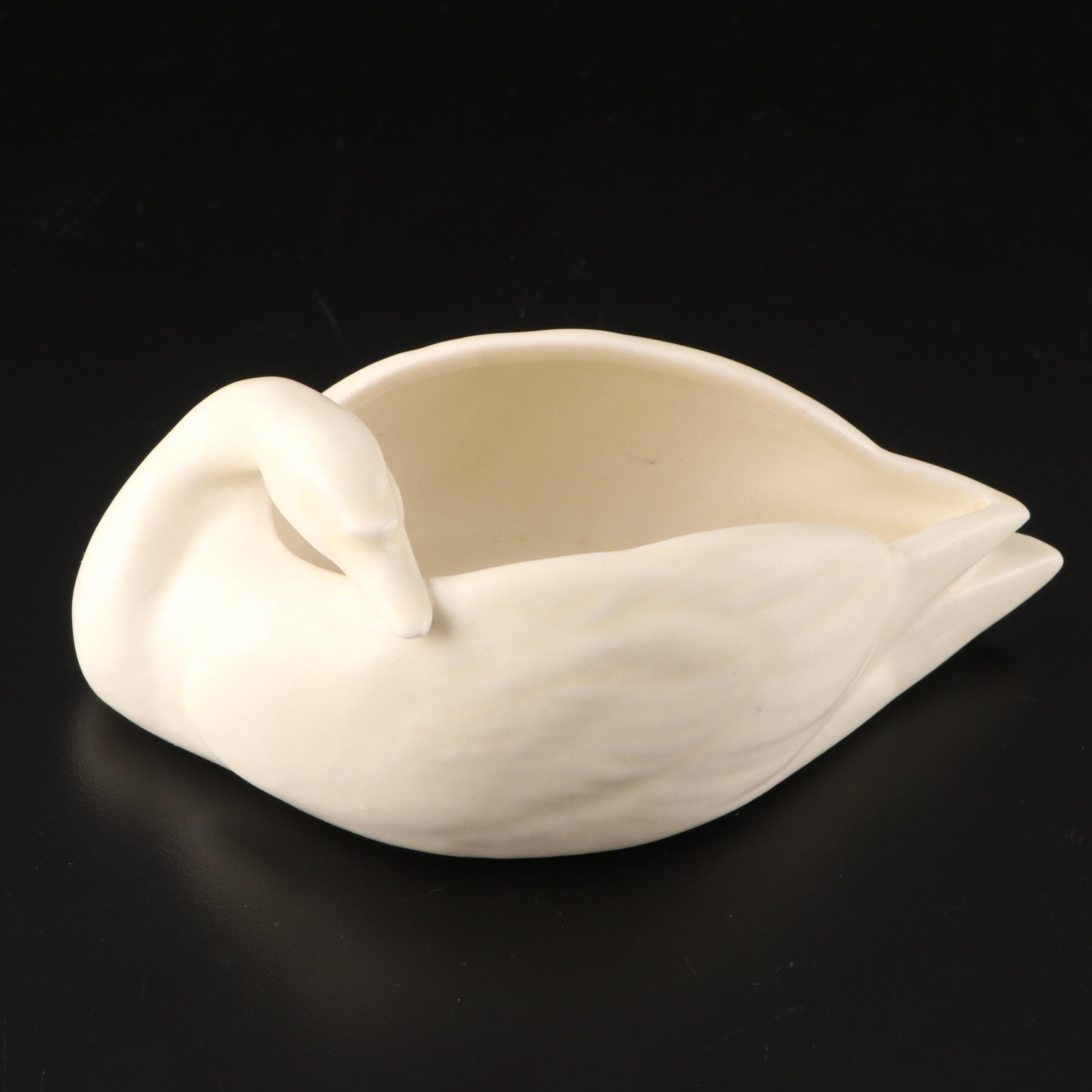 Signed Louise Abel for Rookwood Pottery Ivory Glaze Figurines and More