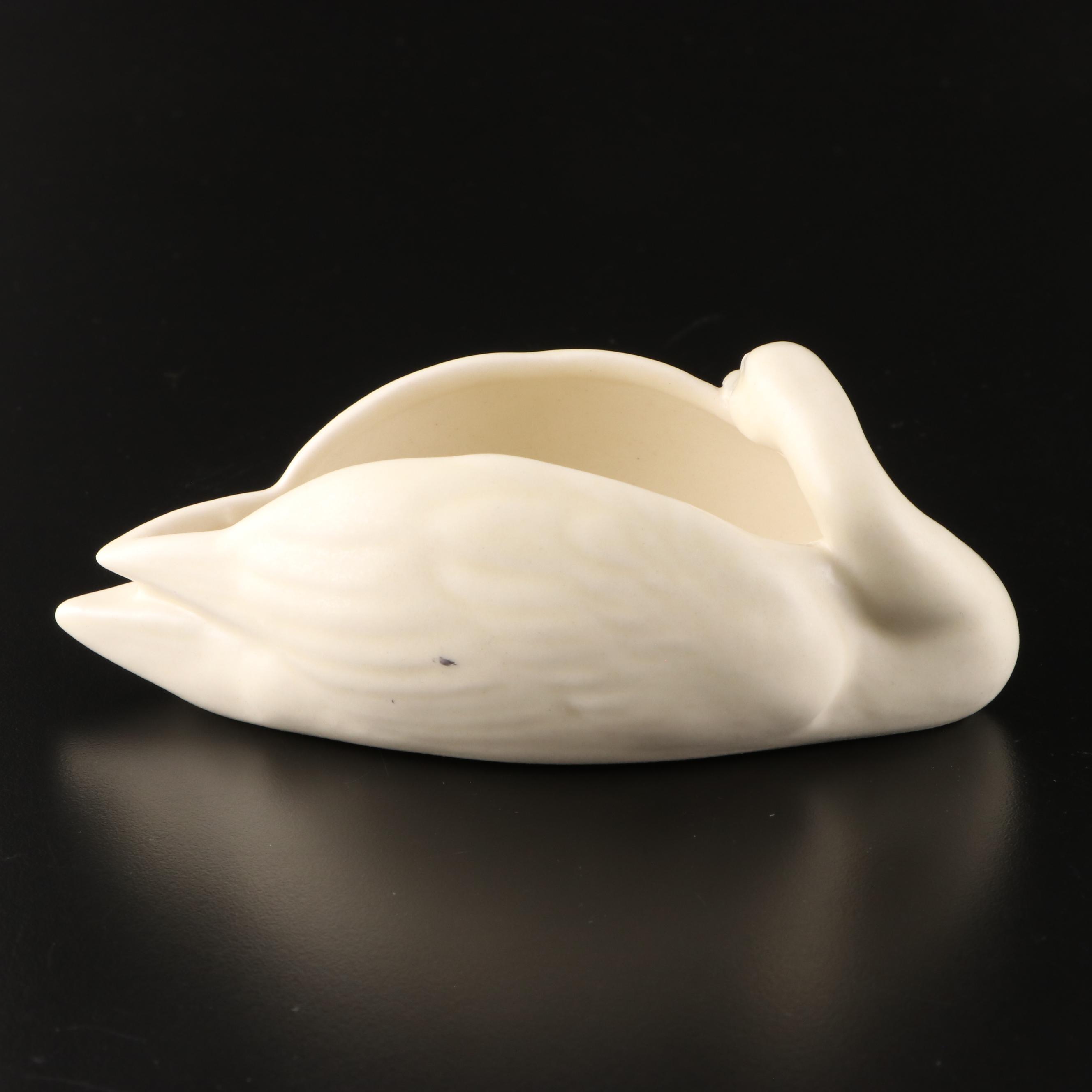 Signed Louise Abel for Rookwood Pottery Ivory Glaze Figurines and More