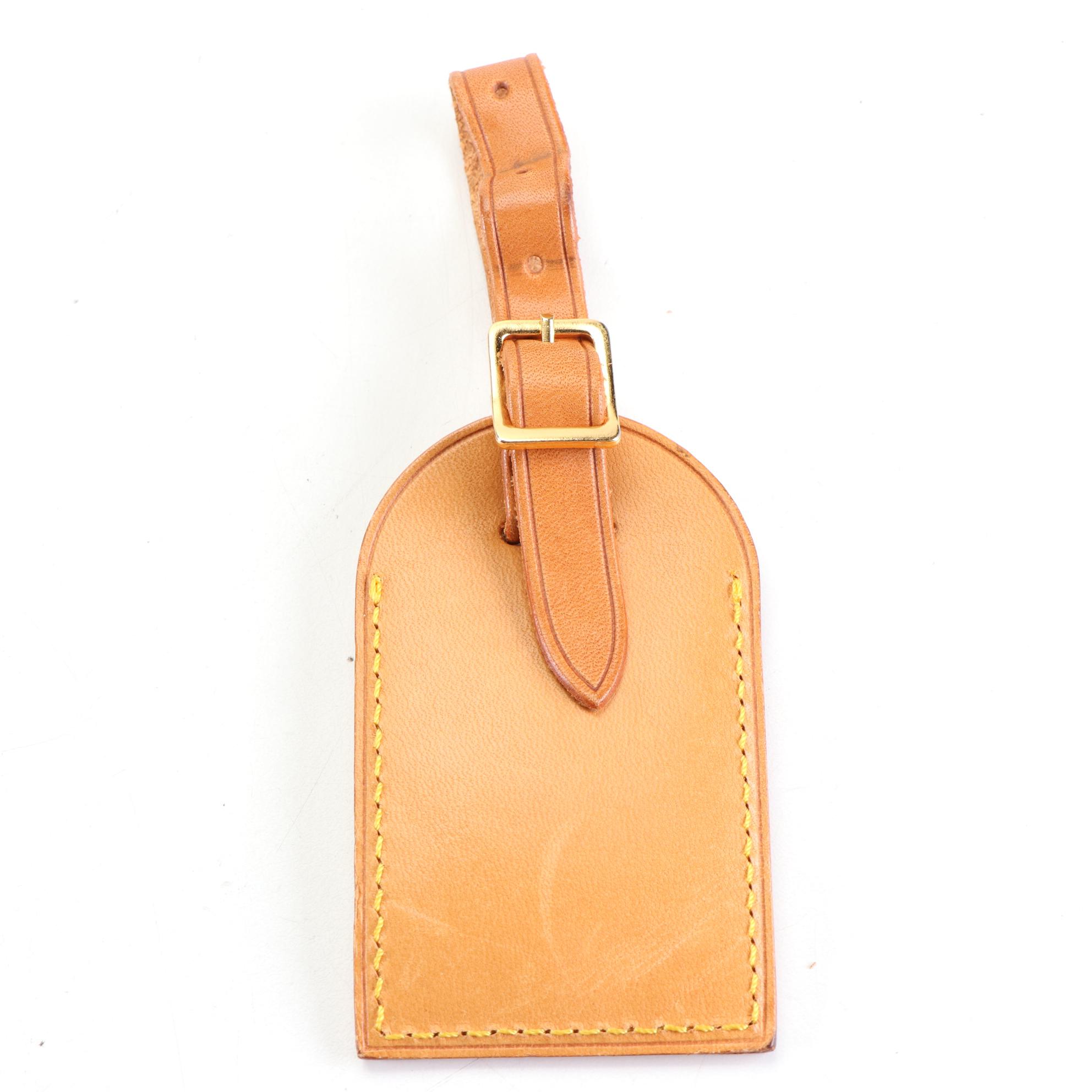 Louis Vuitton Luggage Tag in Vachetta Leather