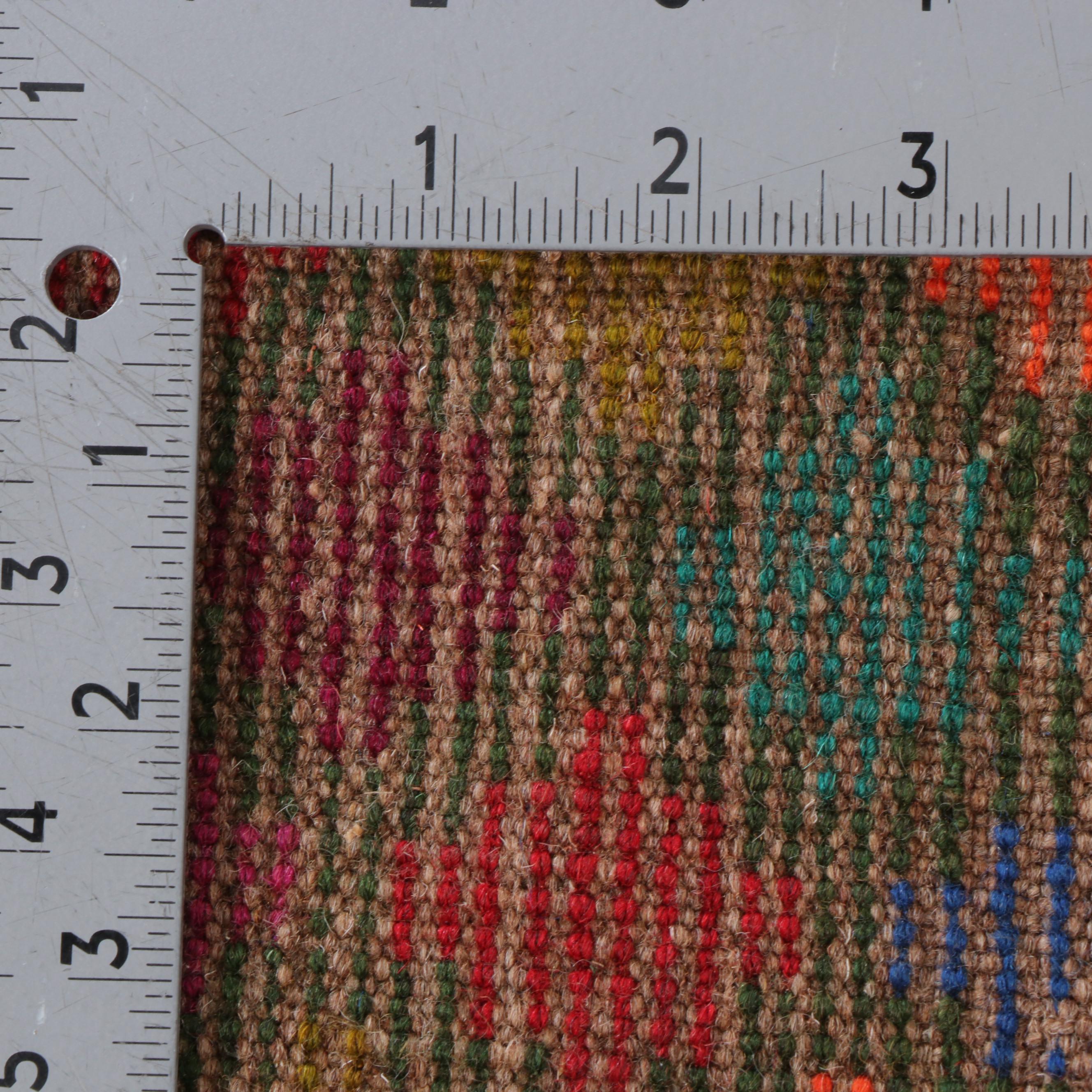 3'11 x 6'4 Hand-Knotted Indo-Persian Gabbeh Area Rug