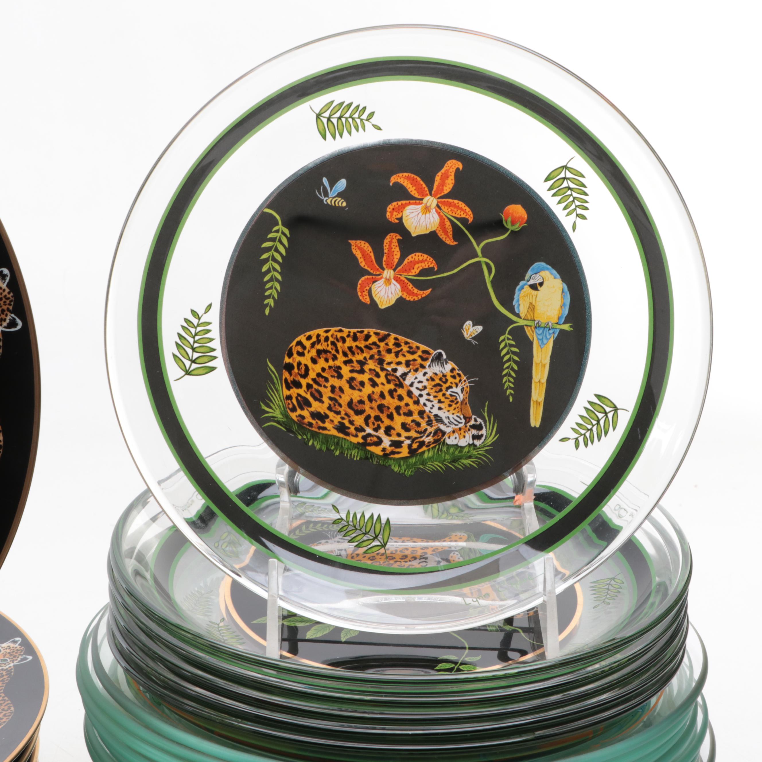 Lynn Chase "Jaguar Jungle" Porcelain and Other Tableware