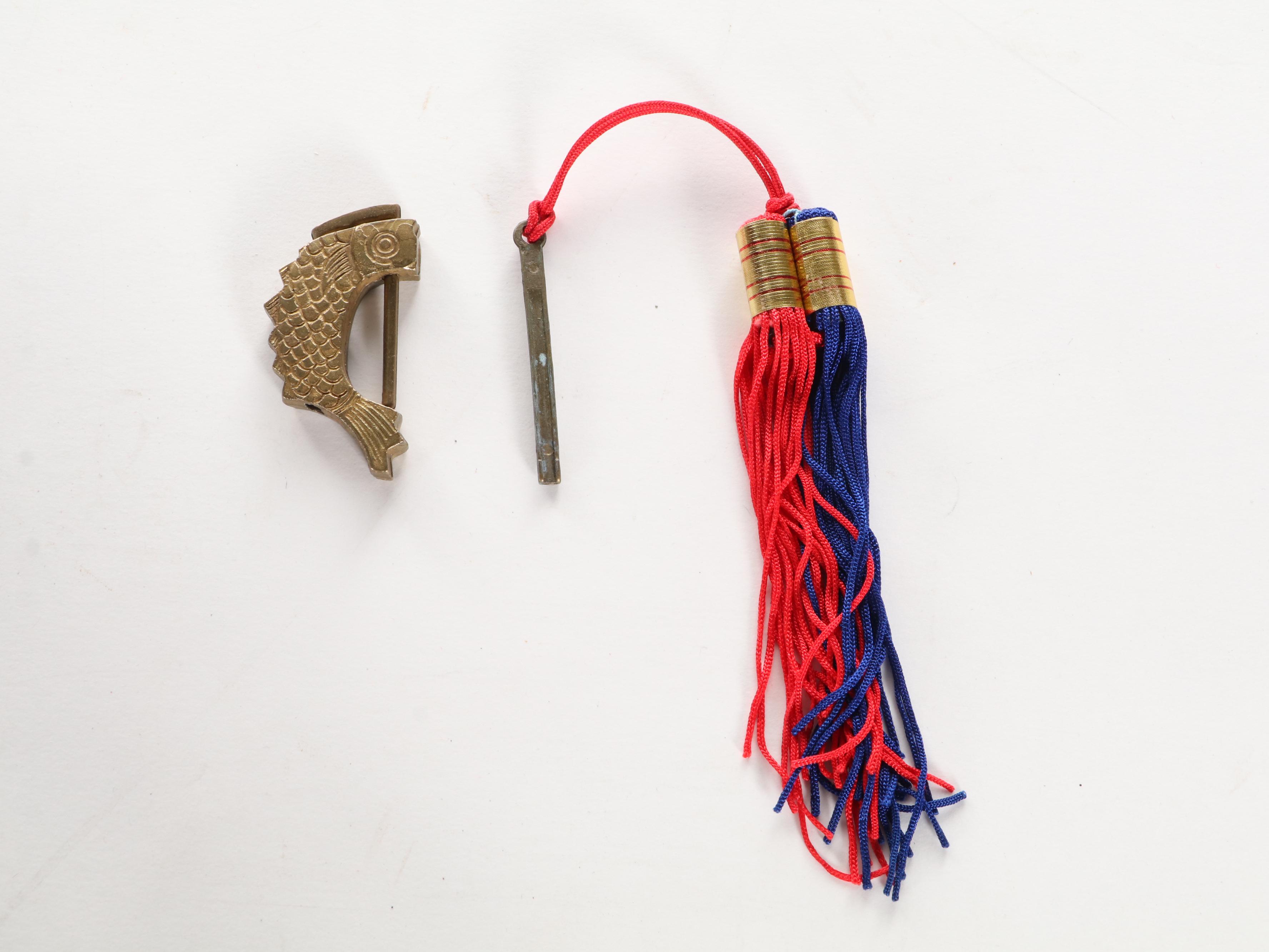 Chinese Brass Mounted Portable Apothecary Chest