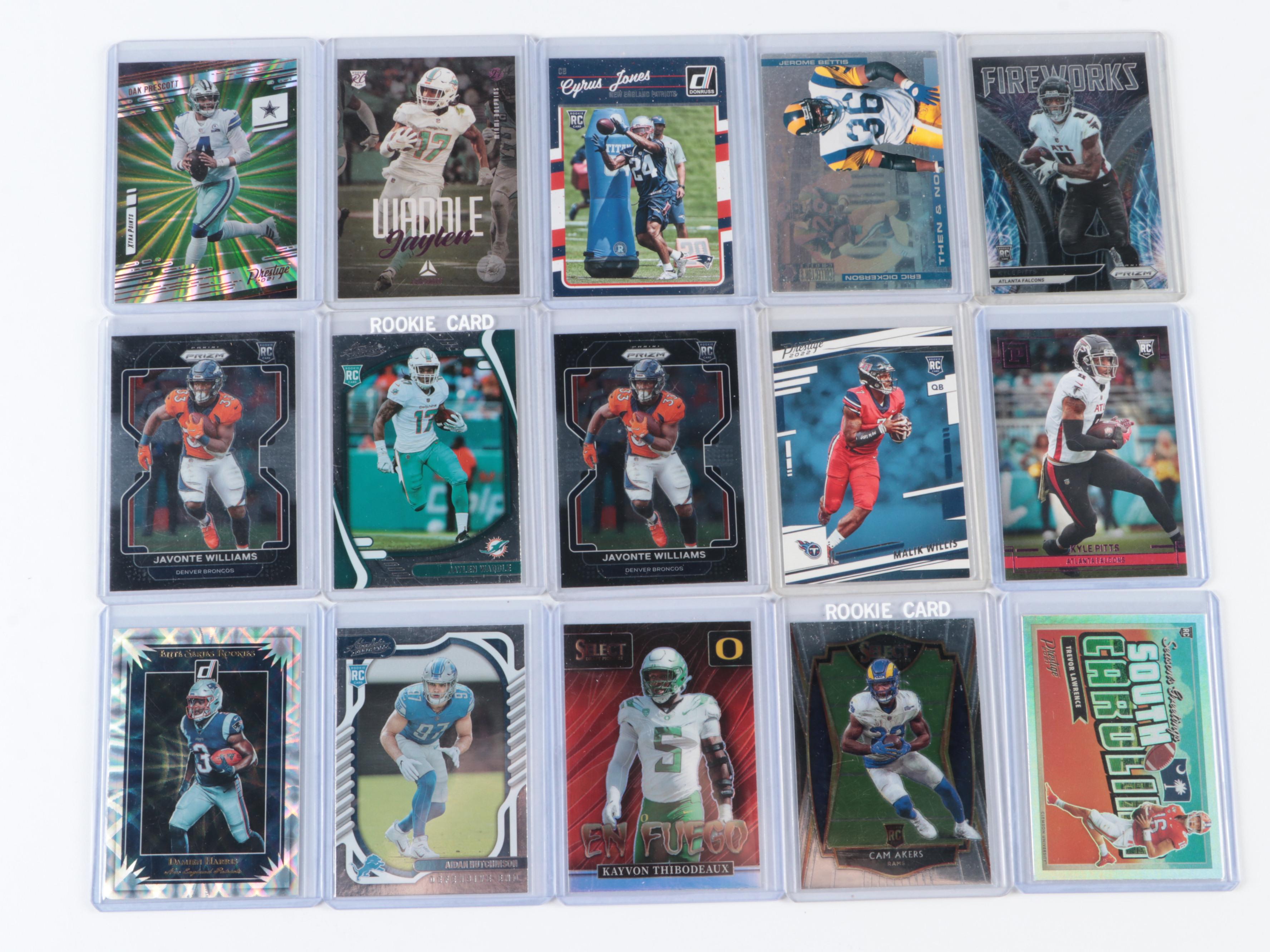 Donruss Optic with Other Football Cards, Justin Fields and More, 1990s–2020s