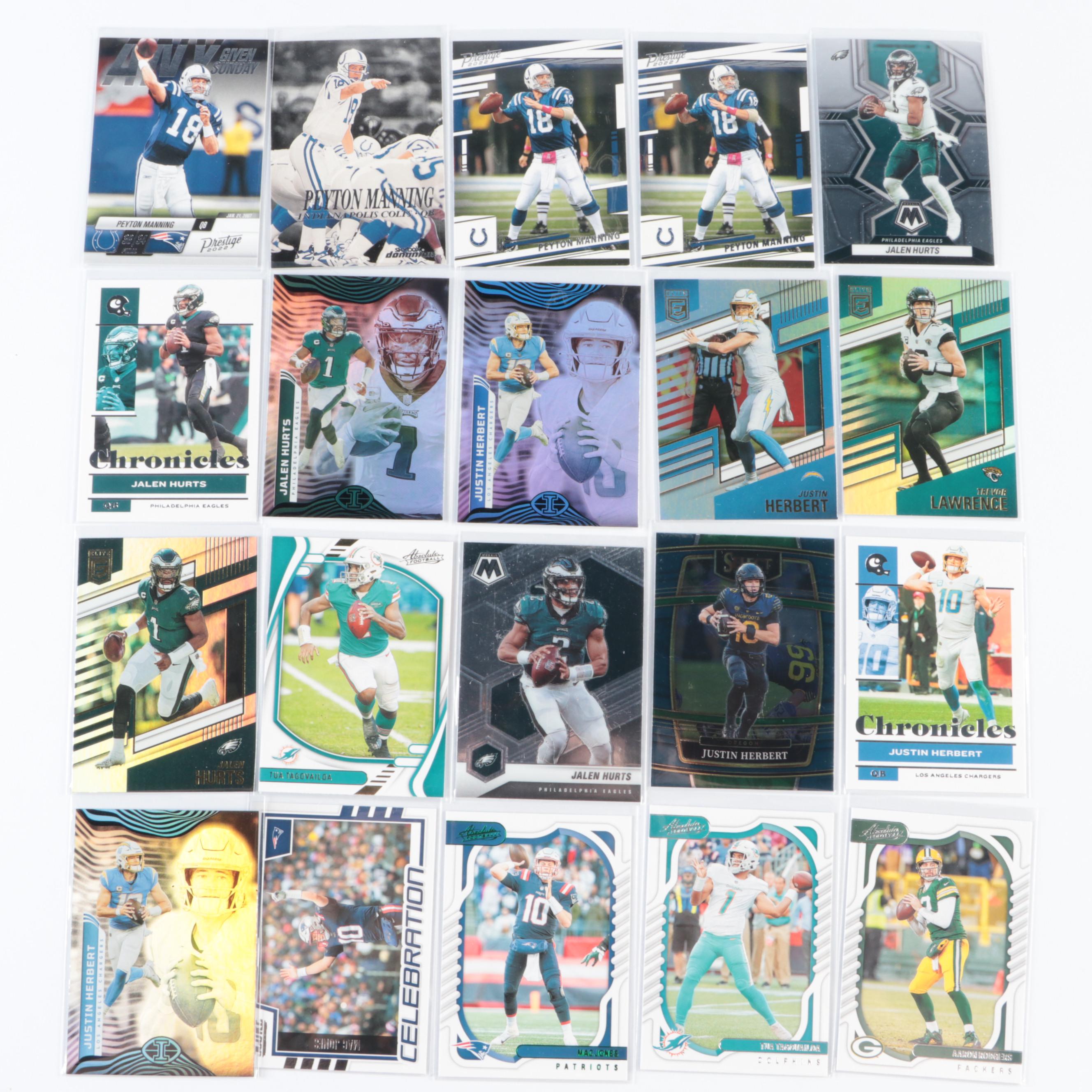 Donruss Optic with Other Football Cards, Justin Fields and More, 1990s–2020s