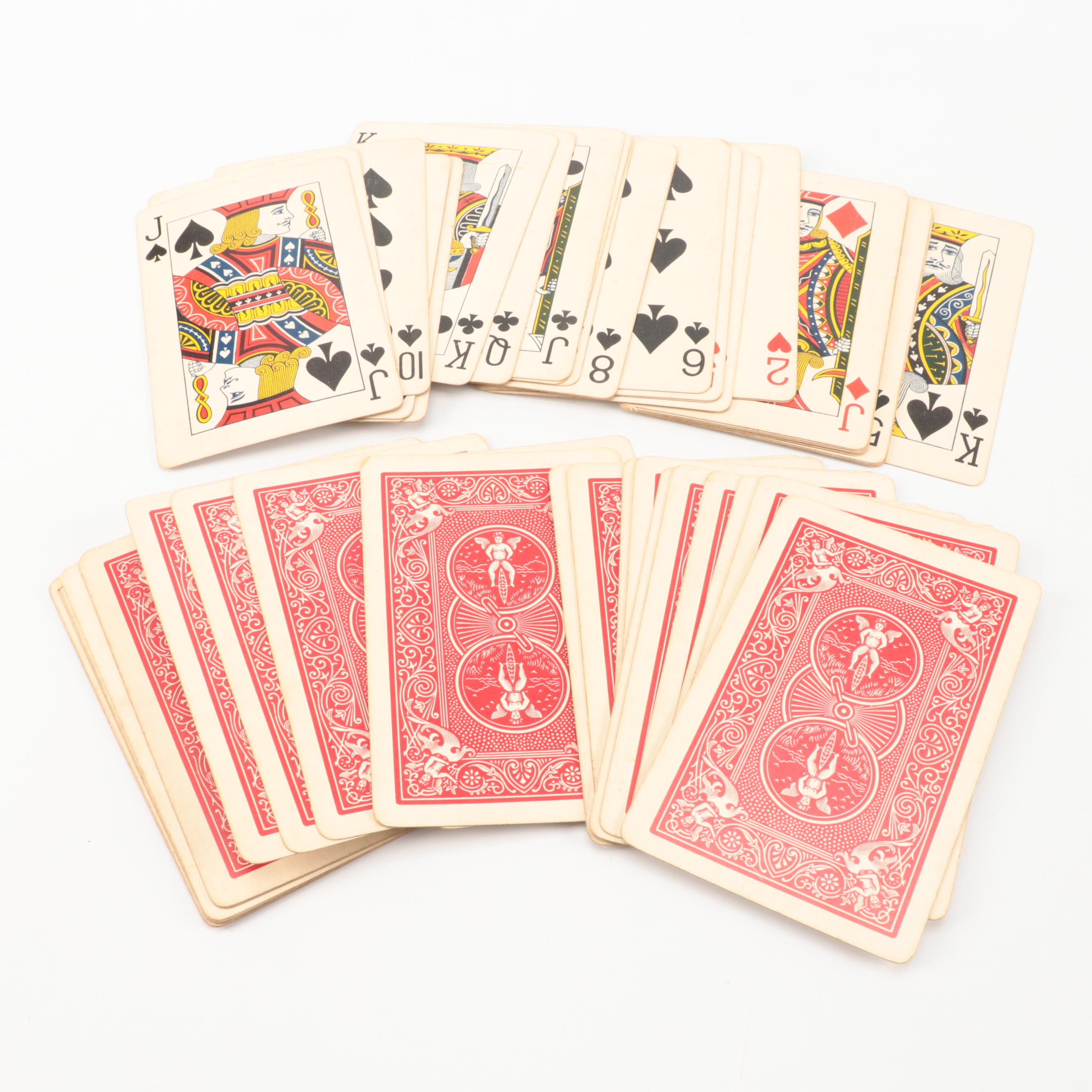 Parker Brothers with Other Playing Cards, Dominoes and Bridge Score Cards