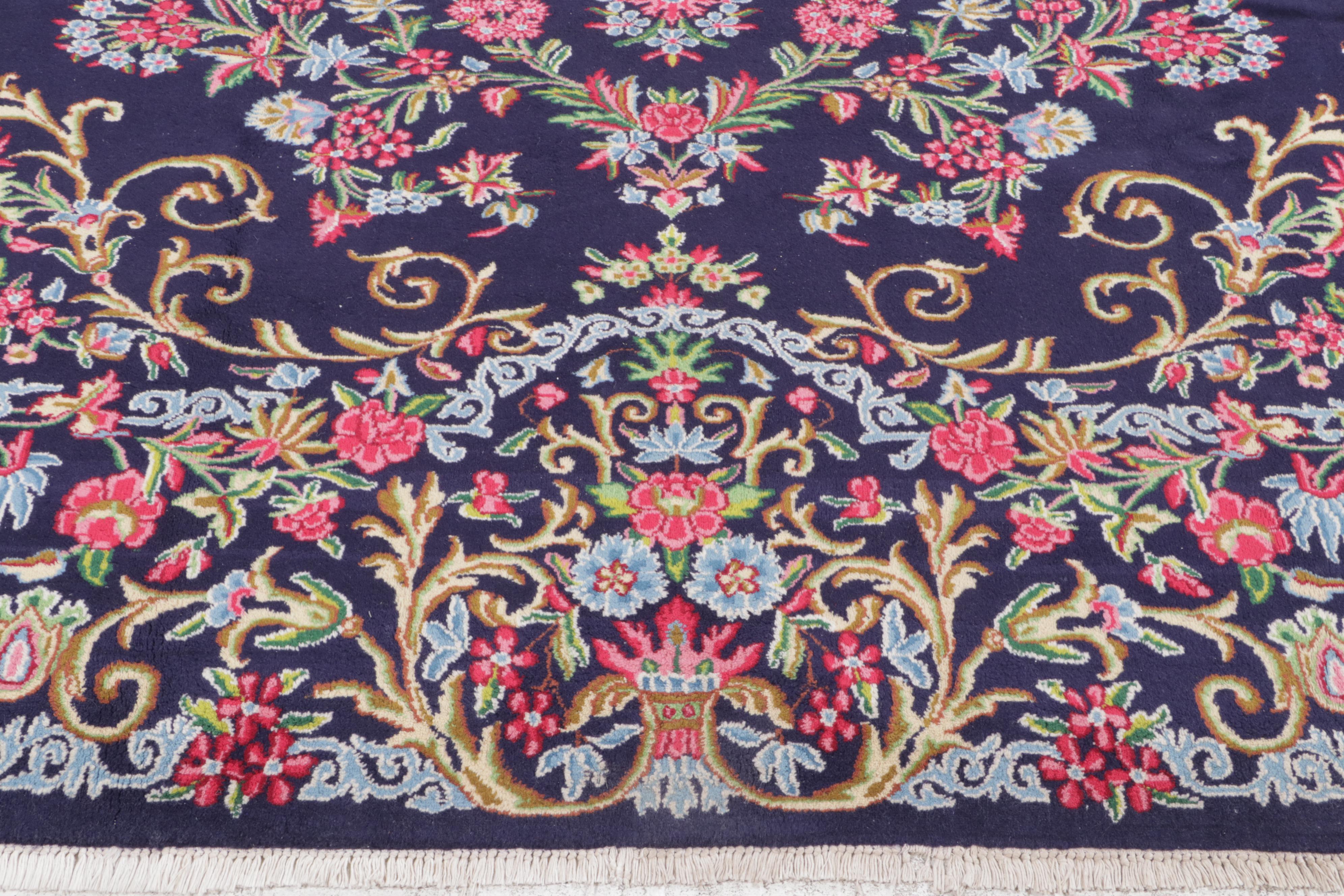 10'1 x 13'6 Hand-Knotted Persian Kerman Room Sized Rug