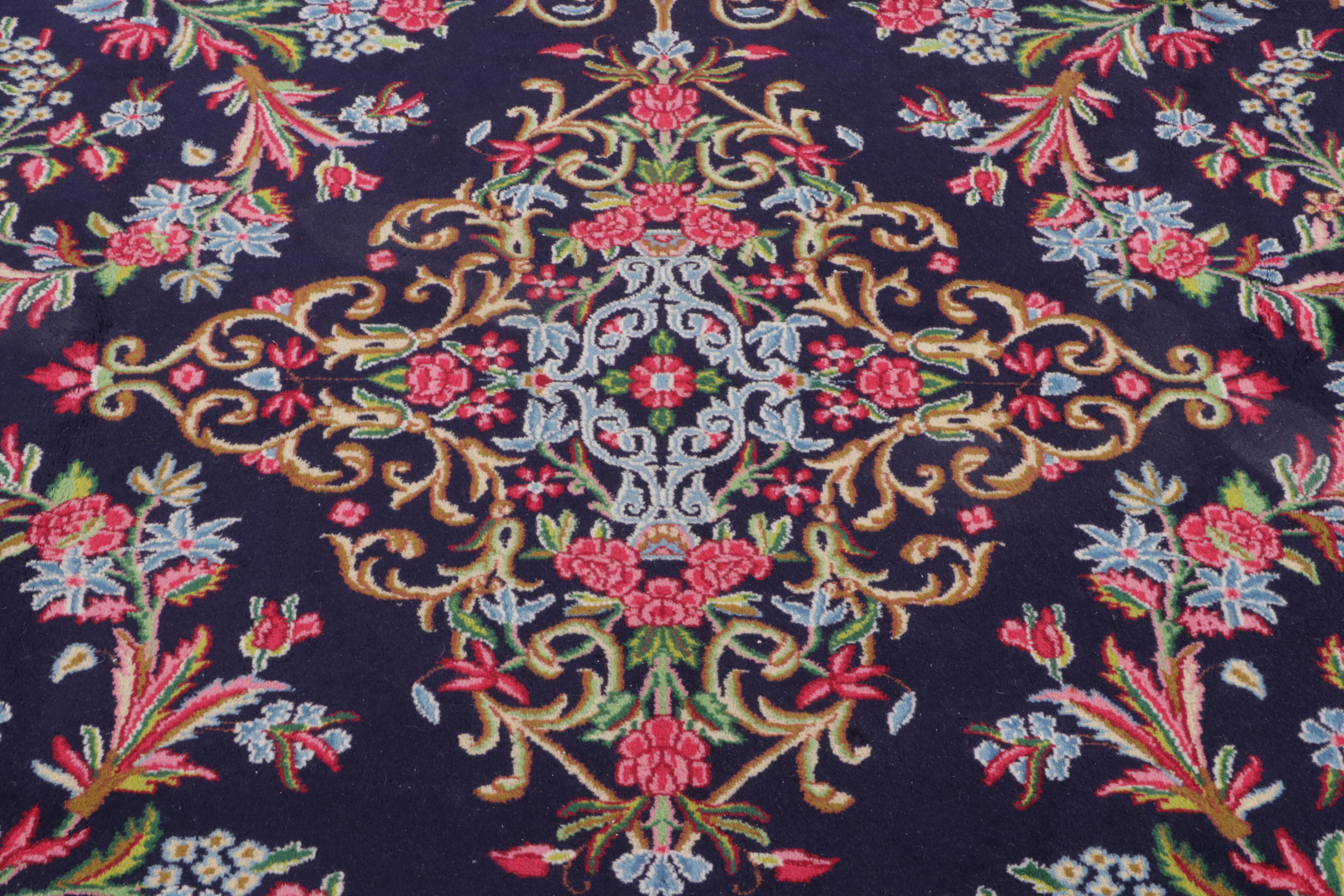 10'1 x 13'6 Hand-Knotted Persian Kerman Room Sized Rug