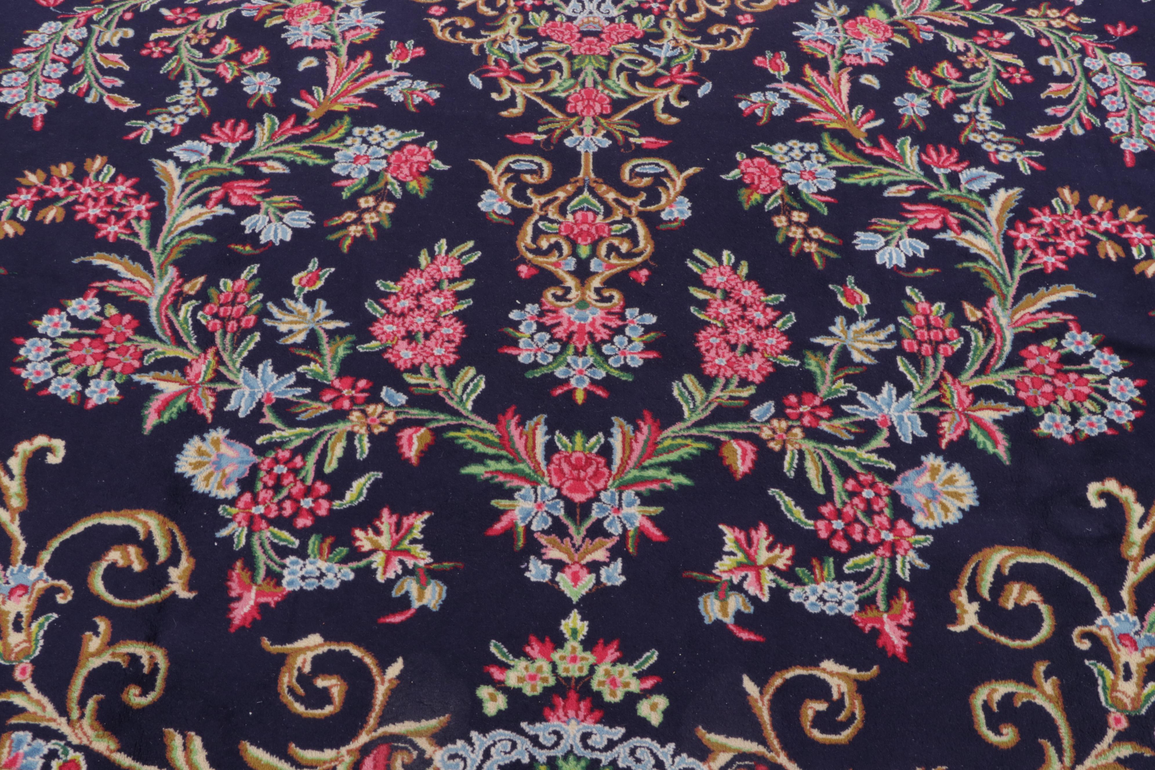 10'1 x 13'6 Hand-Knotted Persian Kerman Room Sized Rug