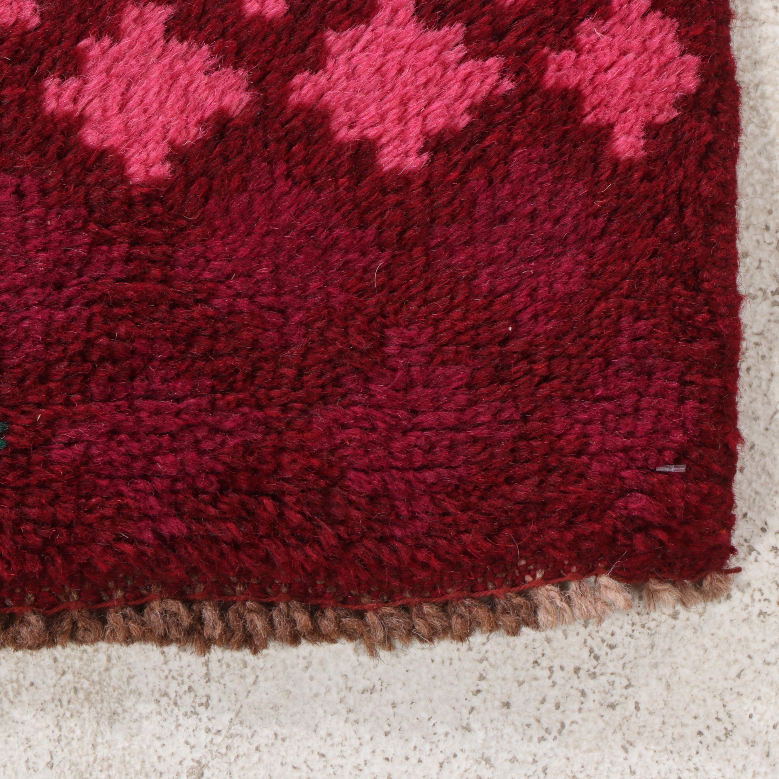 5'10 x 8'8 Hand-Knotted Indo-Persian Gabbeh Area Rug