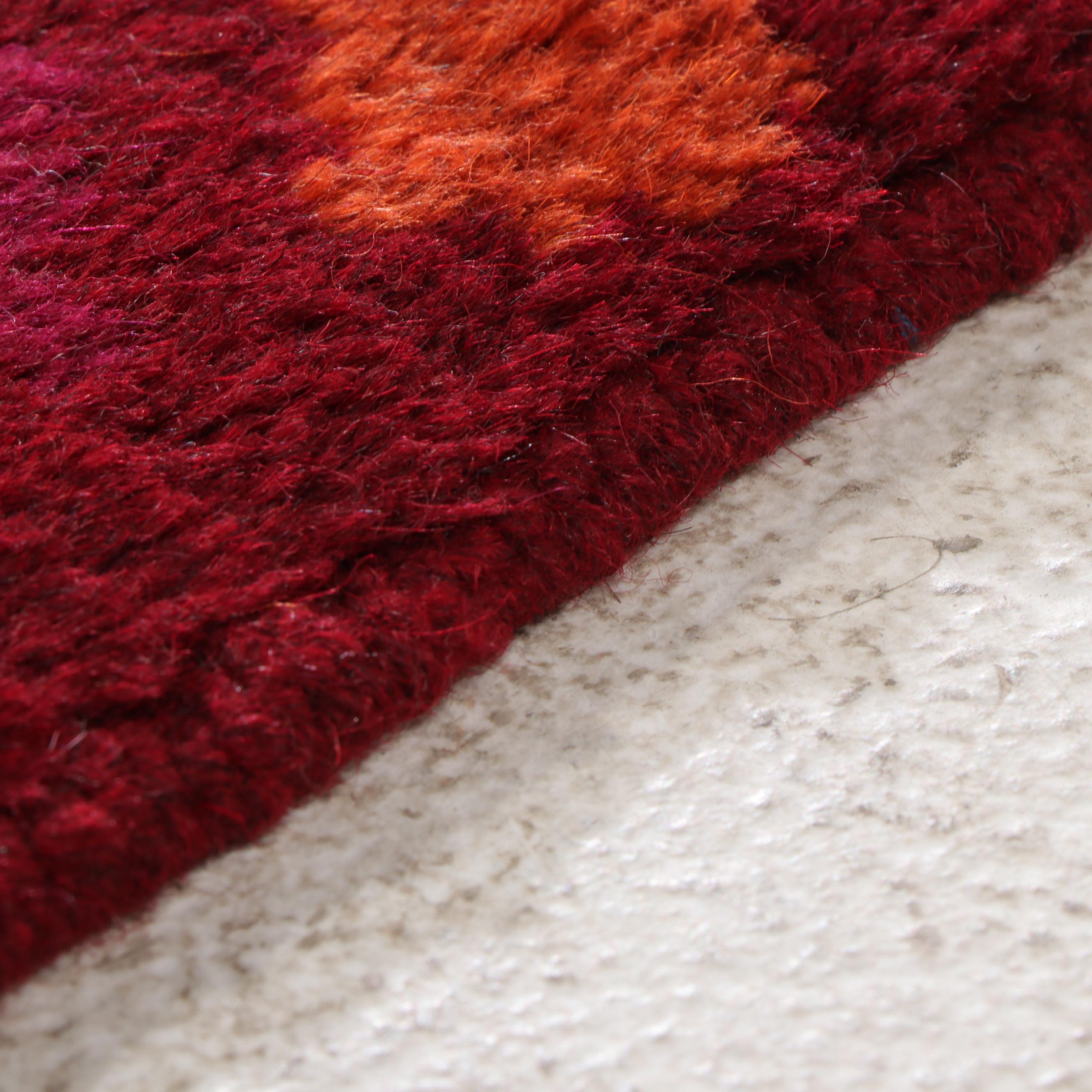 5'10 x 8'8 Hand-Knotted Indo-Persian Gabbeh Area Rug