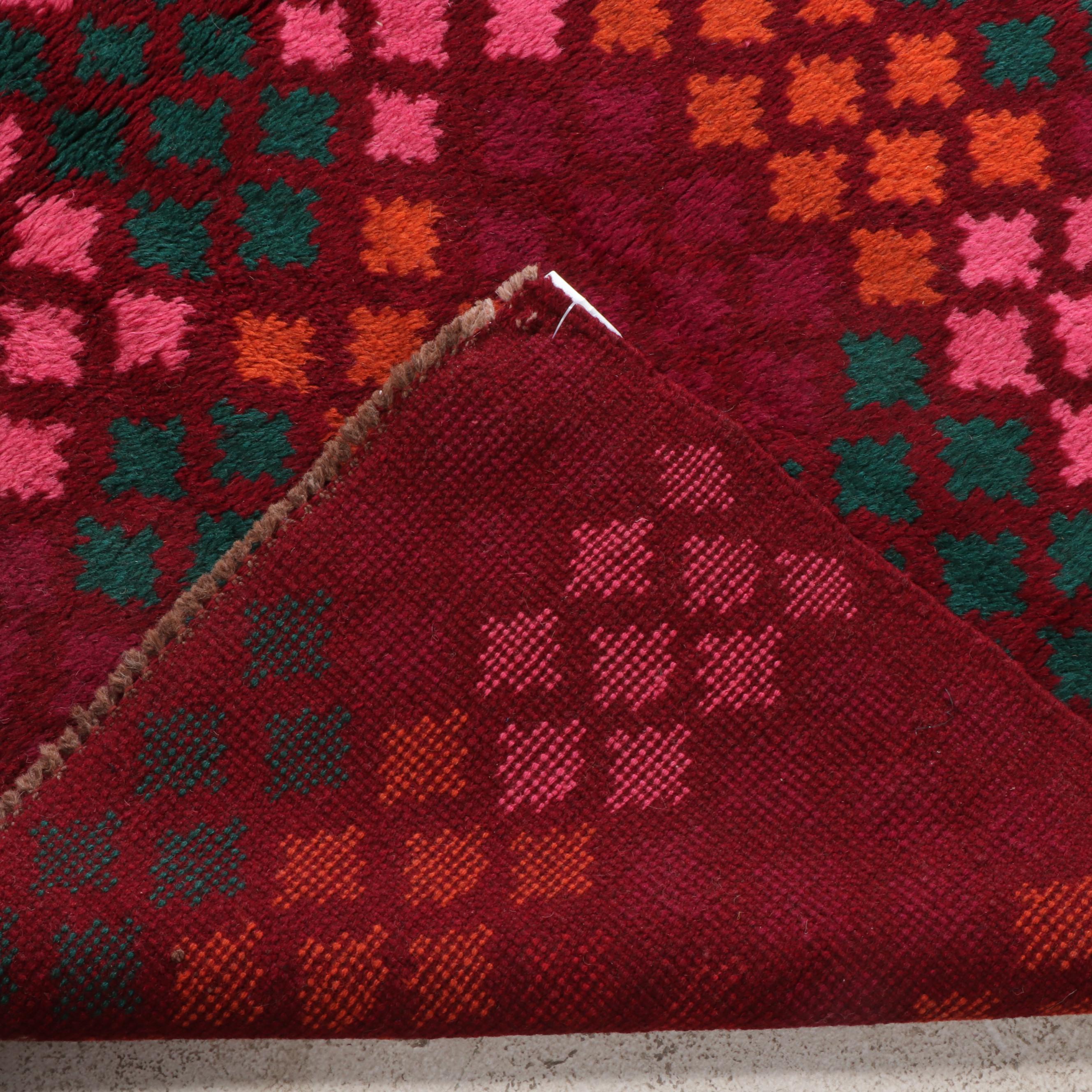 5'10 x 8'8 Hand-Knotted Indo-Persian Gabbeh Area Rug