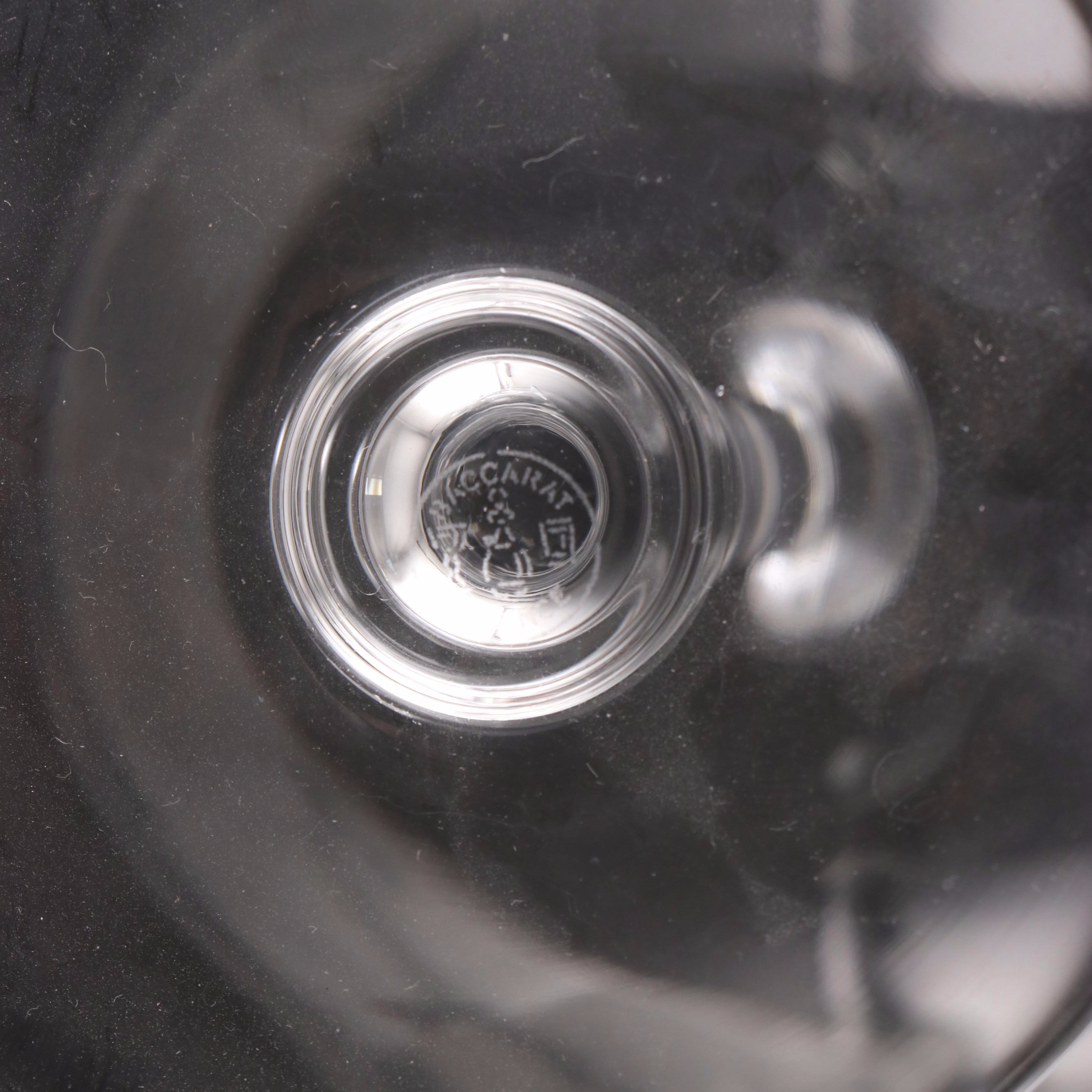 Baccarat "Tastevin" Crystal Burgundy Wine Glasses