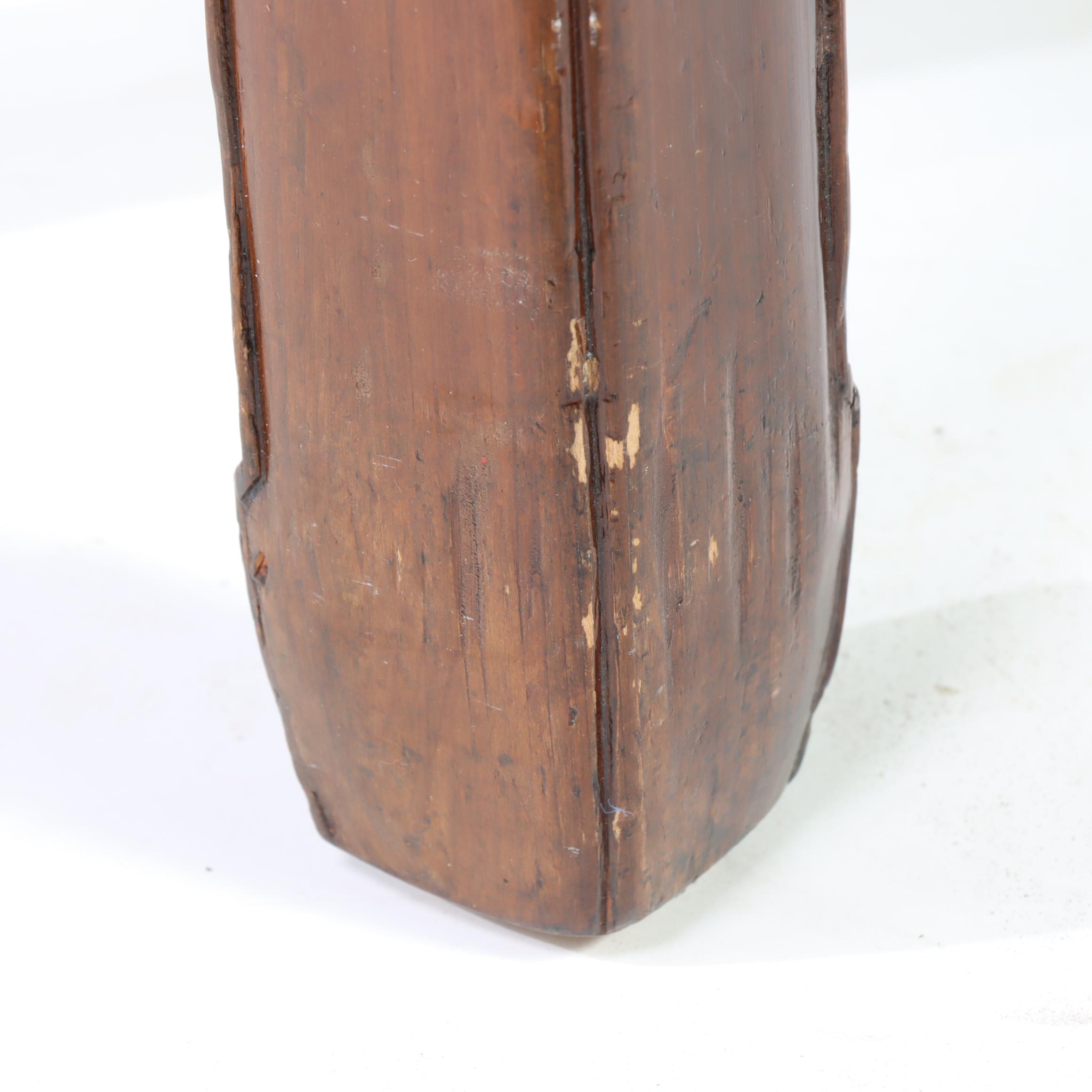 Chinese Lacquered Hardwood Side Table