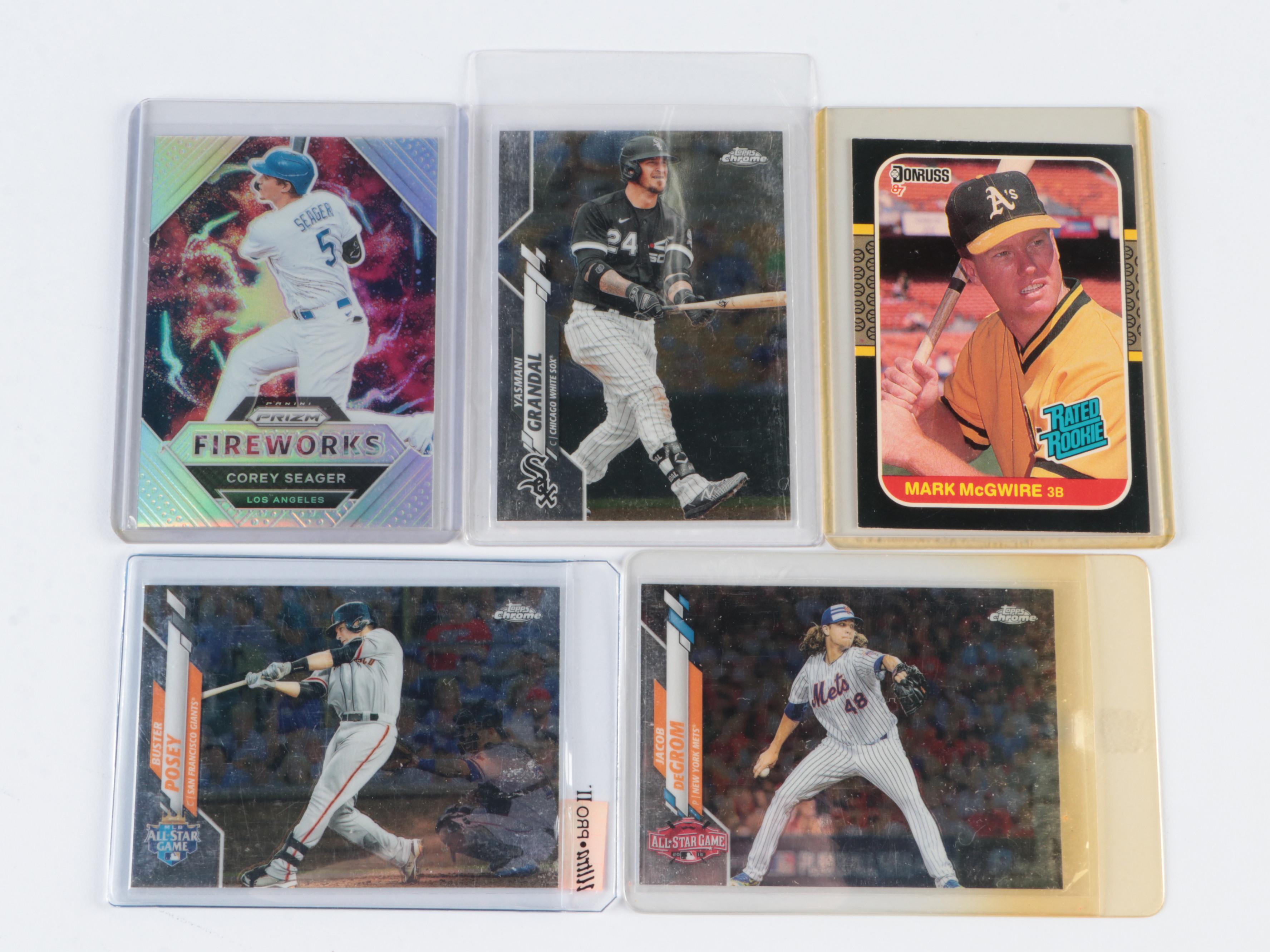 Topps Chrome with Other Baseball Cards, Ken Griffey Jr. and More, 1980s–2020s