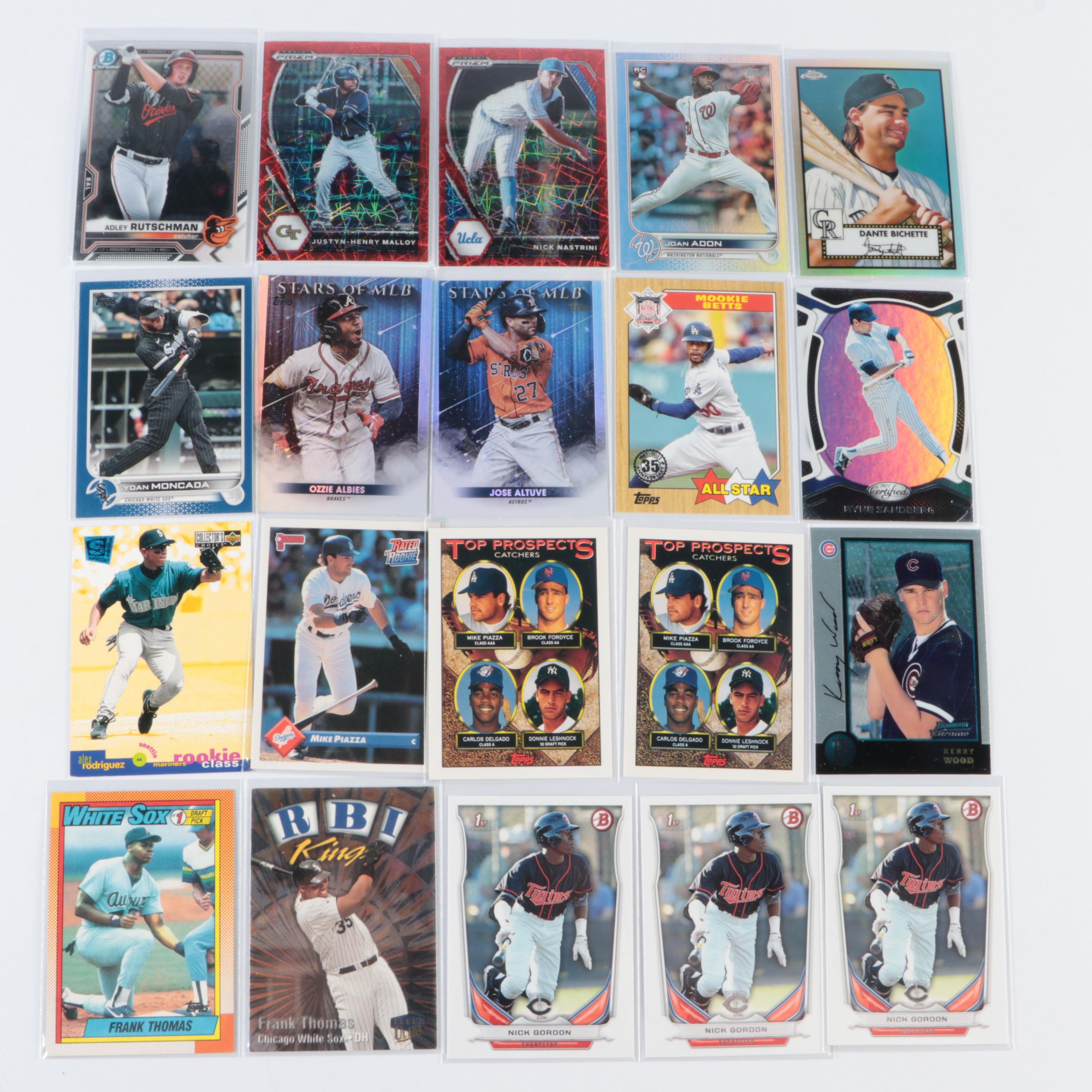 Topps Chrome with Other Baseball Cards, Ken Griffey Jr. and More, 1980s–2020s