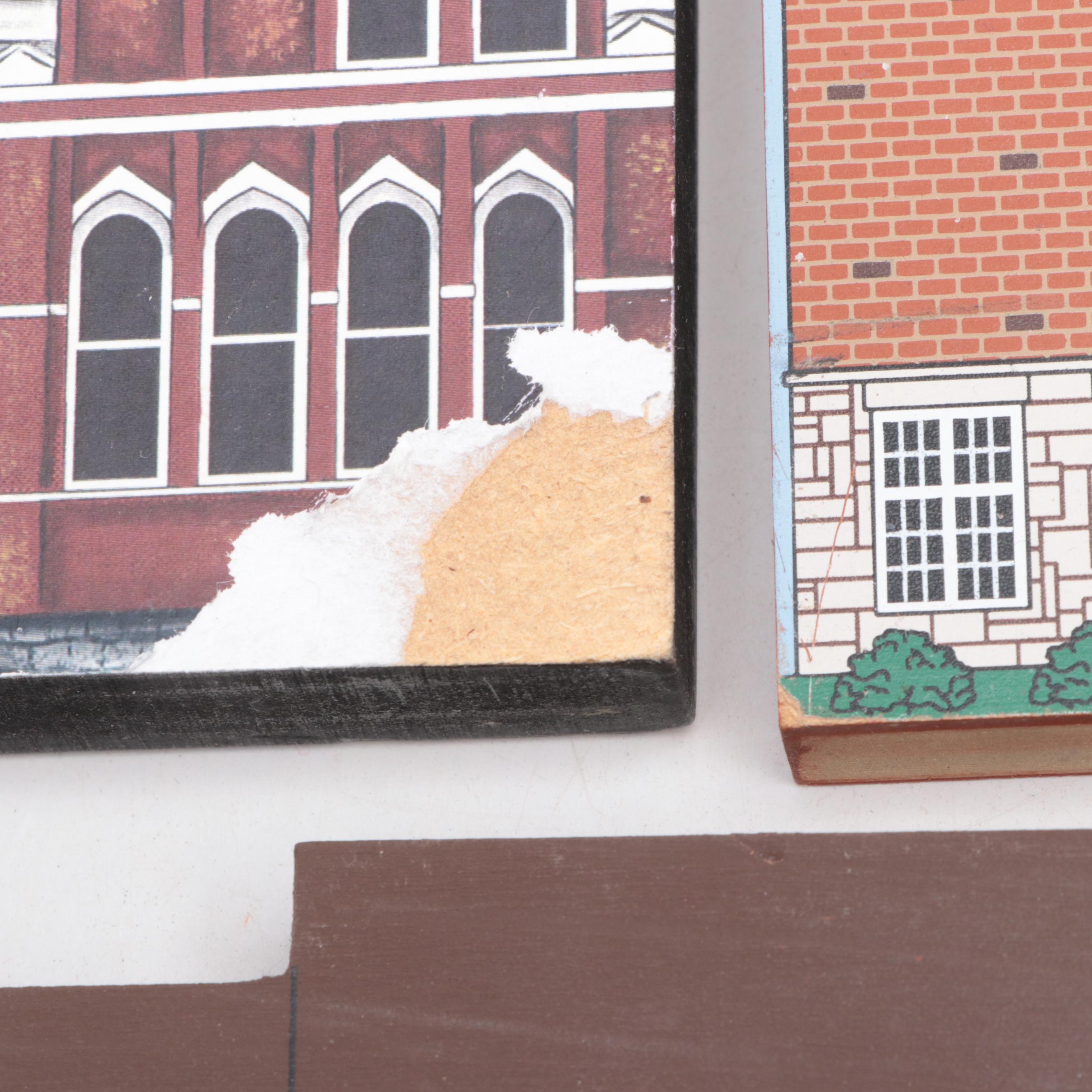 The Cat's Meow "Skyline Chili", "Cincinnati Gardens" and Other Wooden Figures