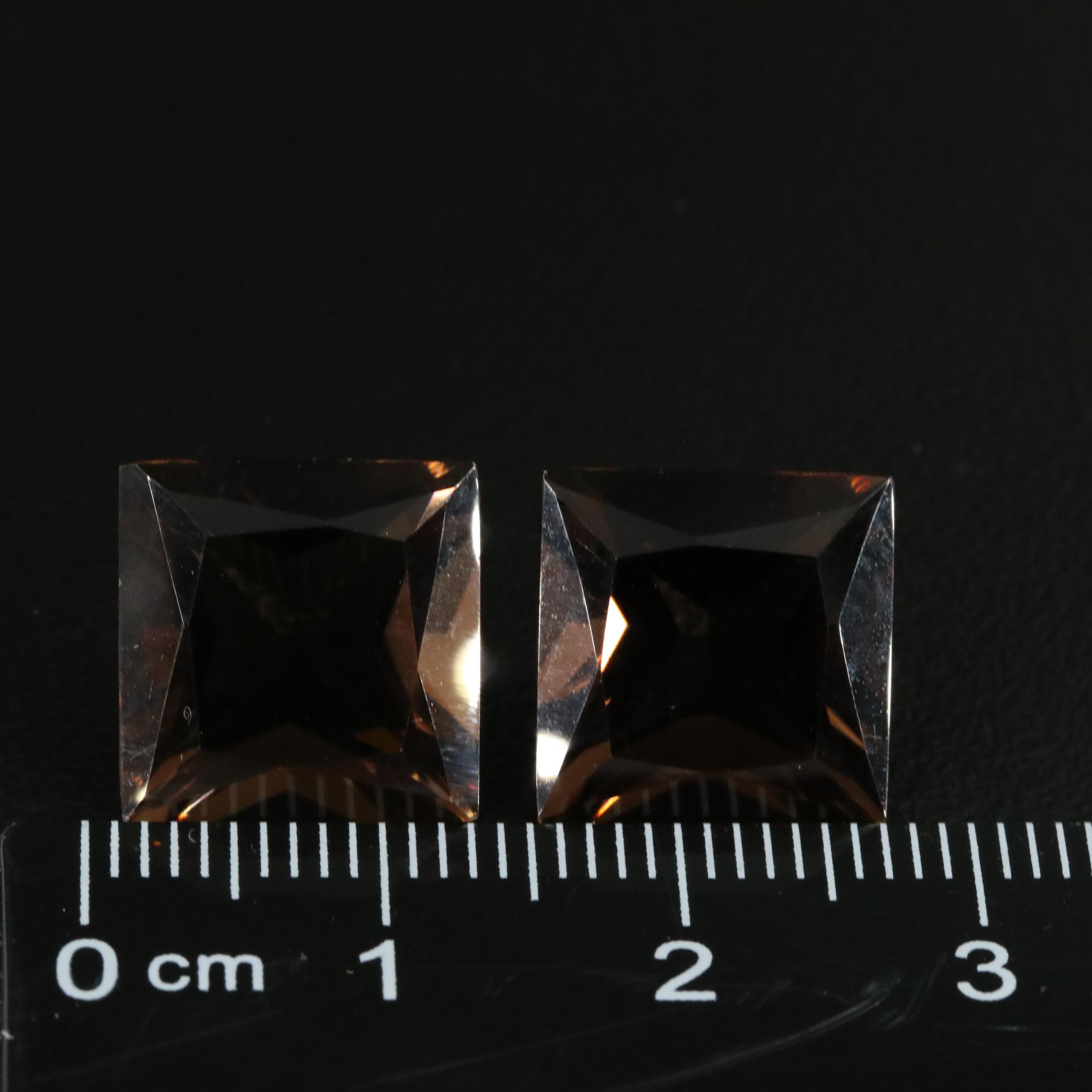 Loose 15.38 CTW Smoky Quartz Lot