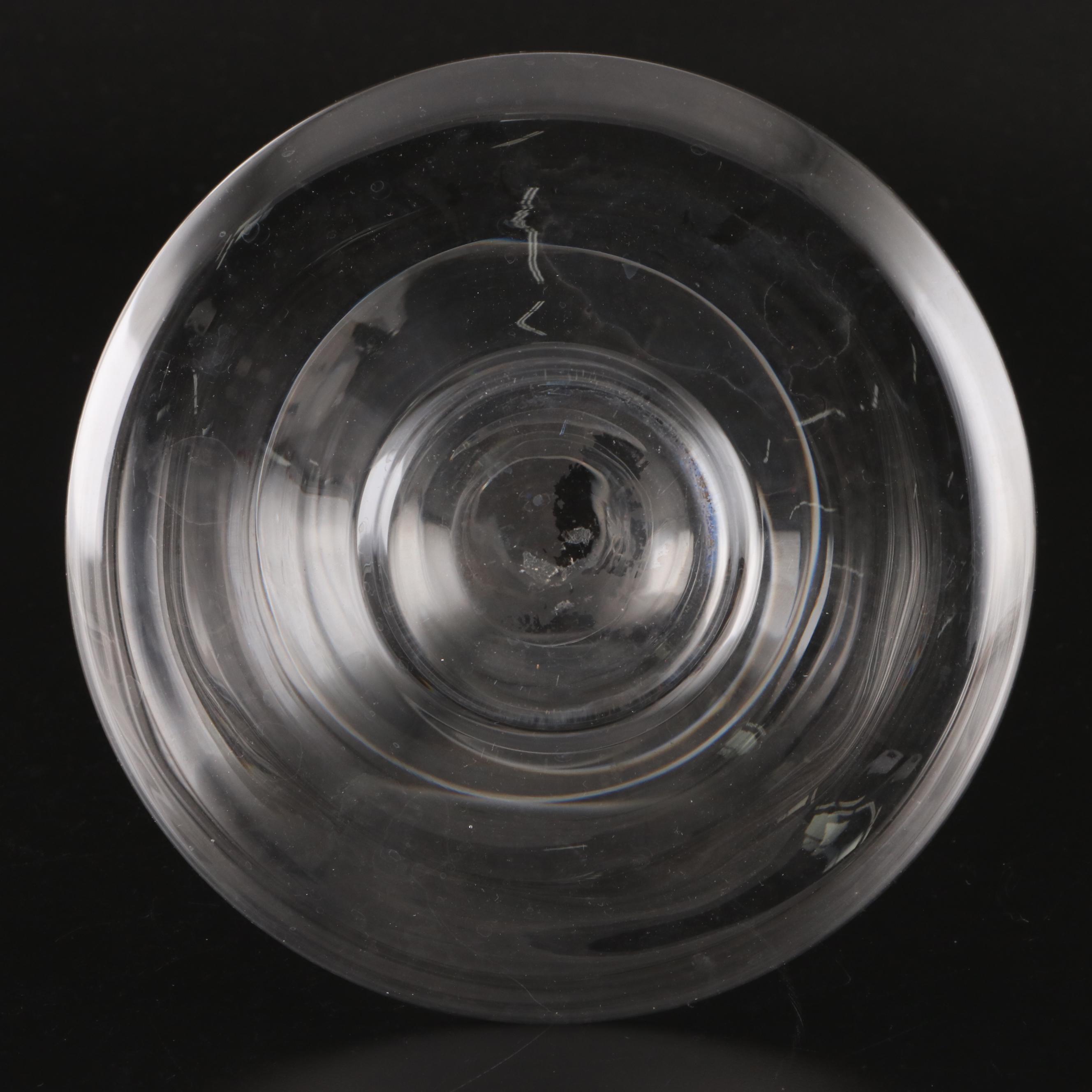 Ralph Lauren Crystal "Glen Plaid" and Other Glass Decanter with Aerating Funnel