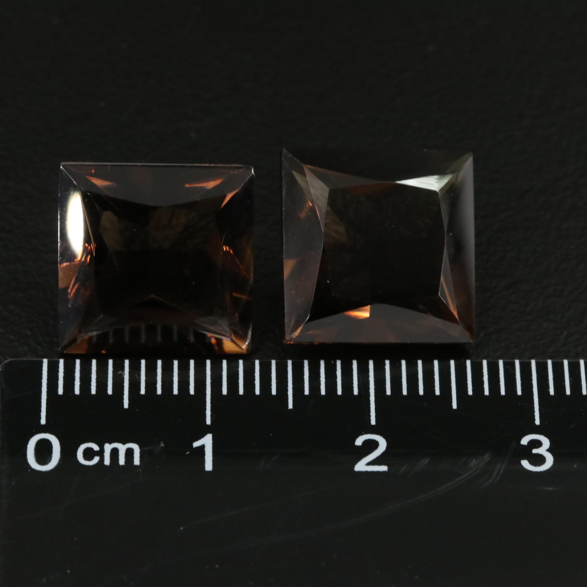 Loose 13.85 CTW Smoky Quartz Lot