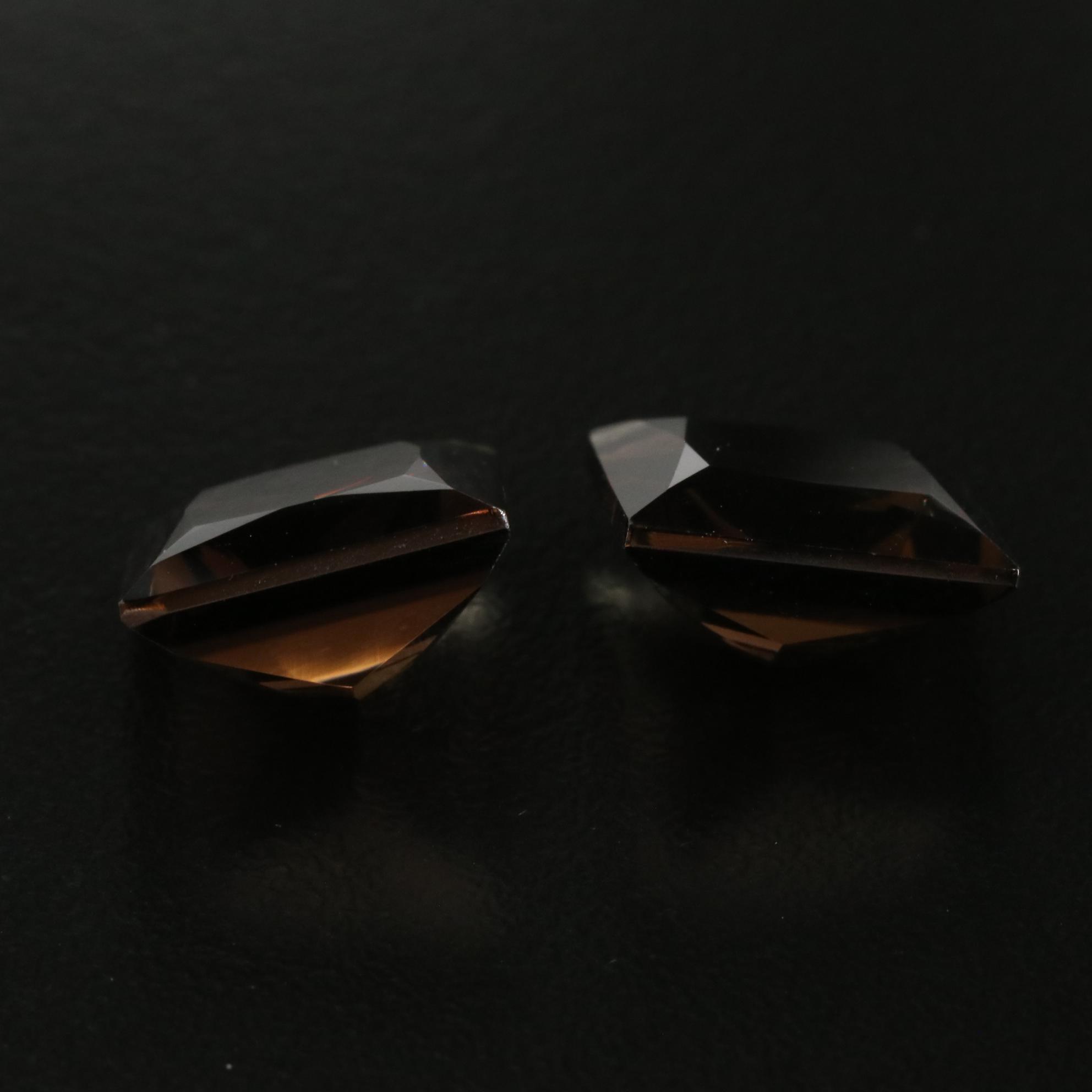 Loose 13.85 CTW Smoky Quartz Lot