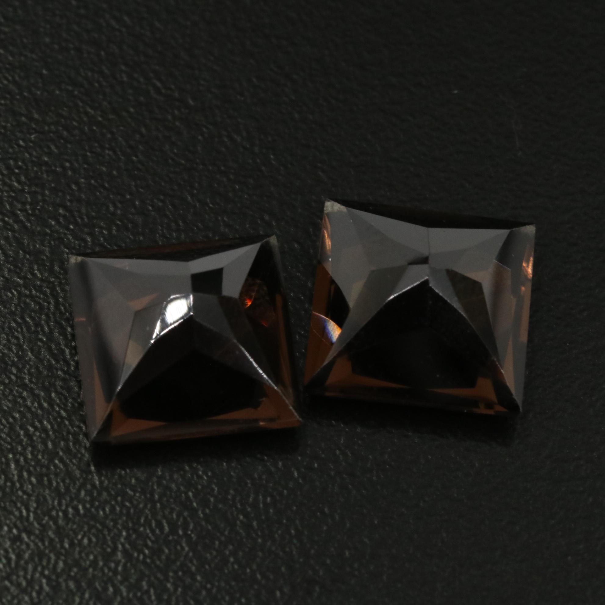 Loose 13.85 CTW Smoky Quartz Lot