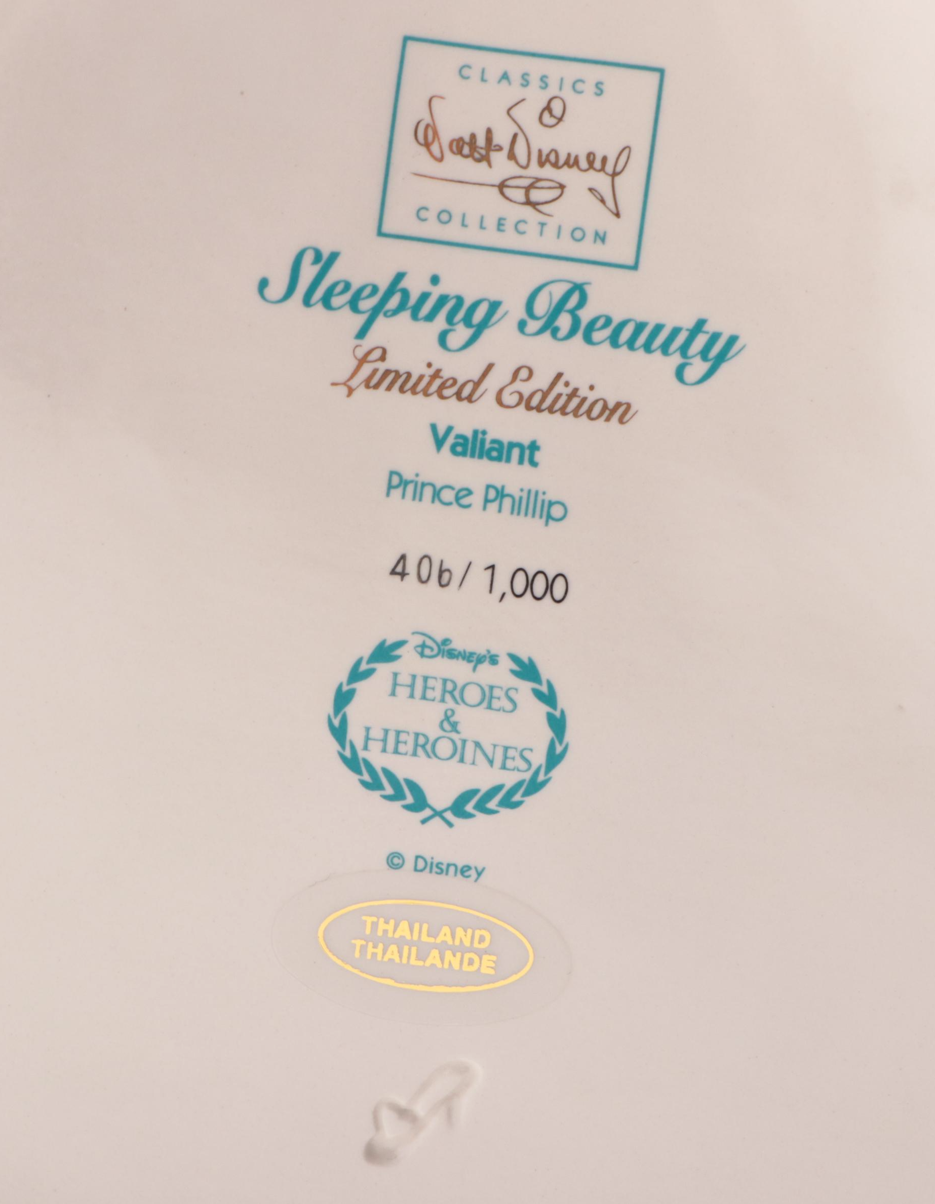 Walt Disney Sleeping Beauty Series Porcelain Figurines, Early 2000's