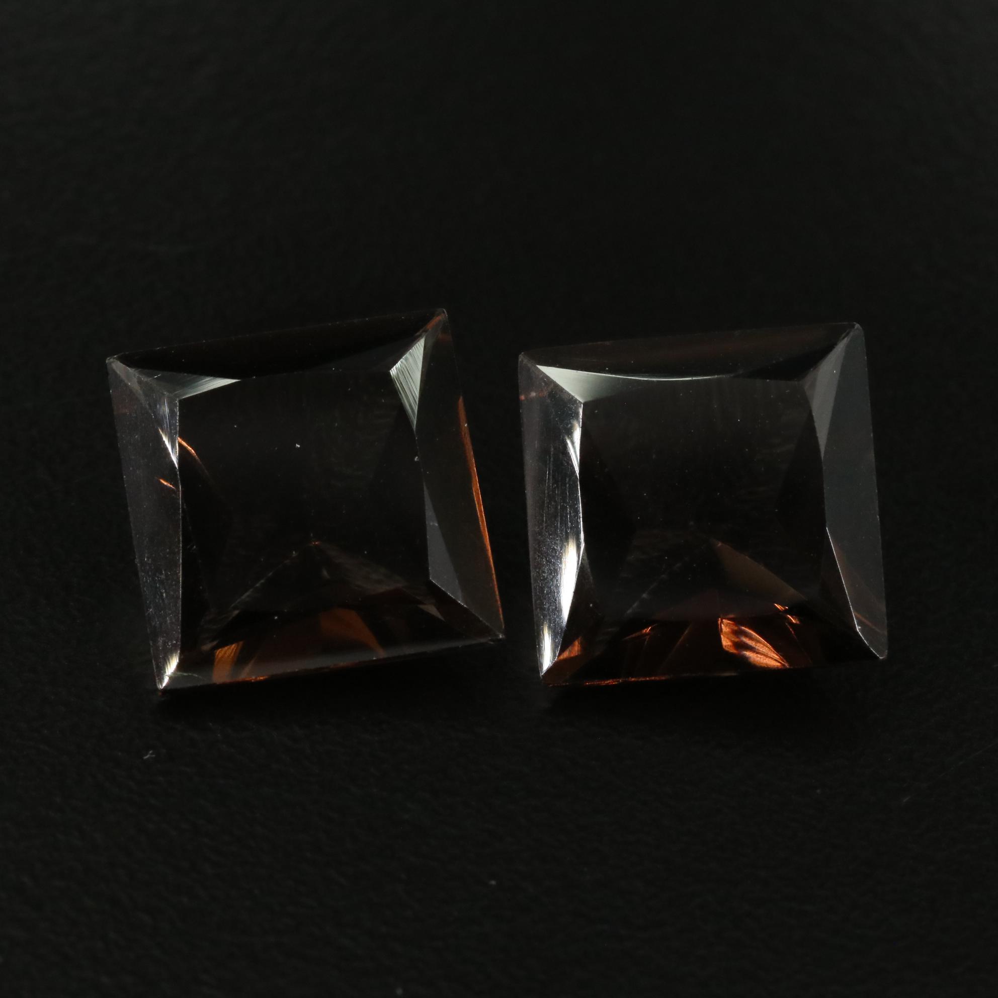 Loose 11.60 CTW Smoky Quartz Lot