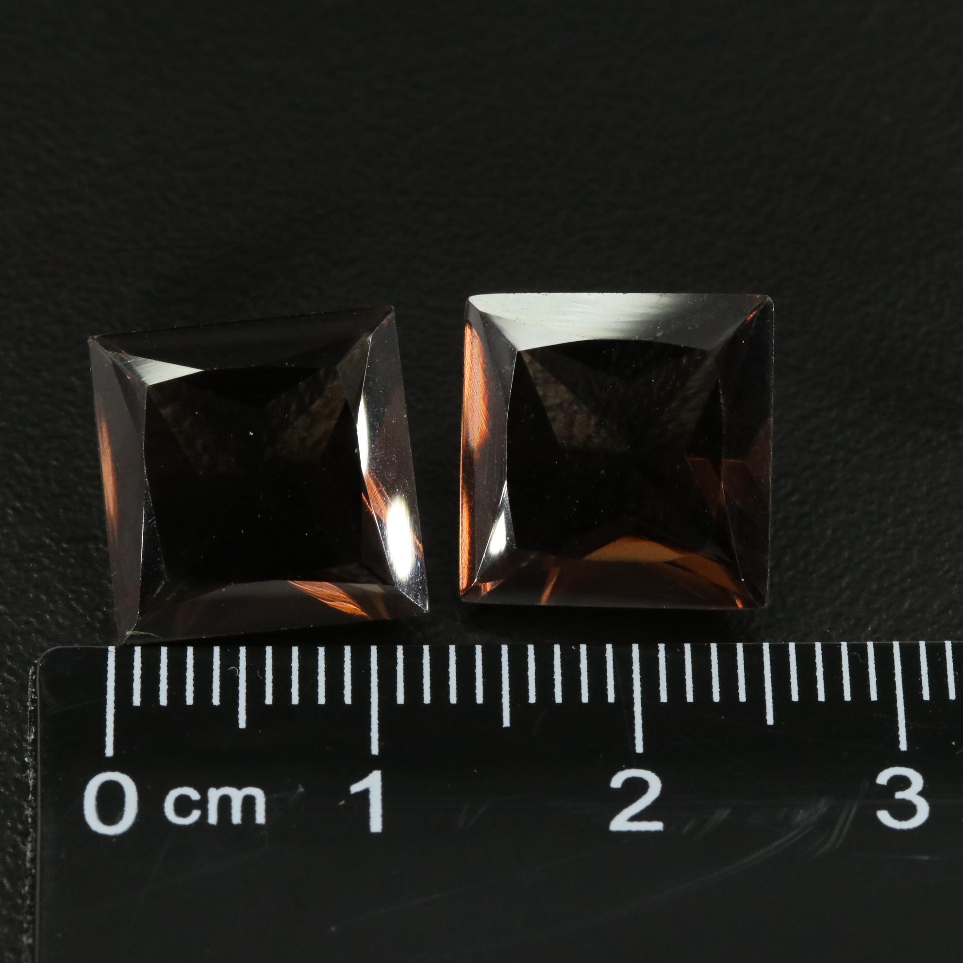 Loose 11.60 CTW Smoky Quartz Lot