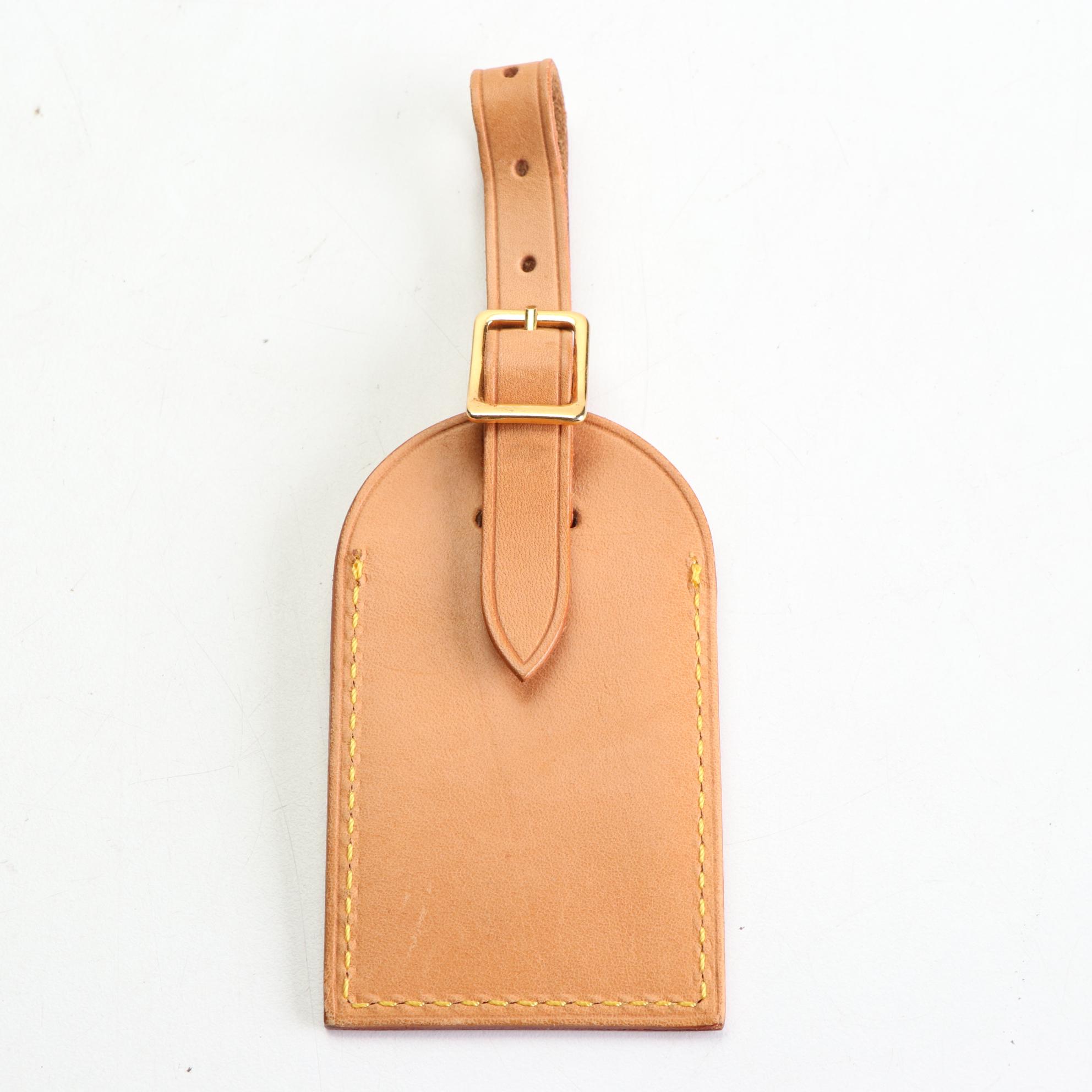Louis Vuitton Luggage Tag in Vachetta Leather