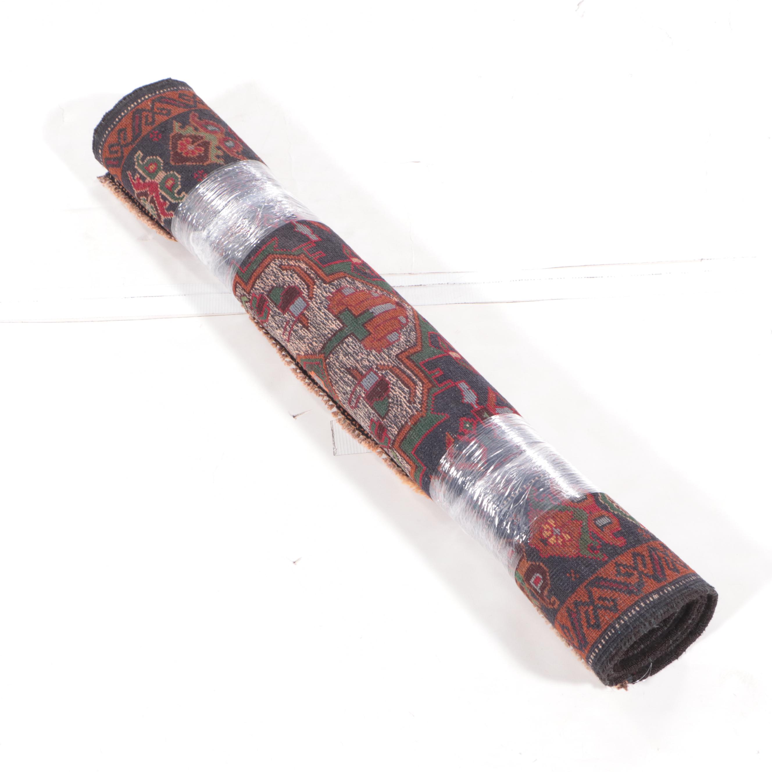 3'1 x 5'1 Hand-Knotted Afghan Baluch Area Rug