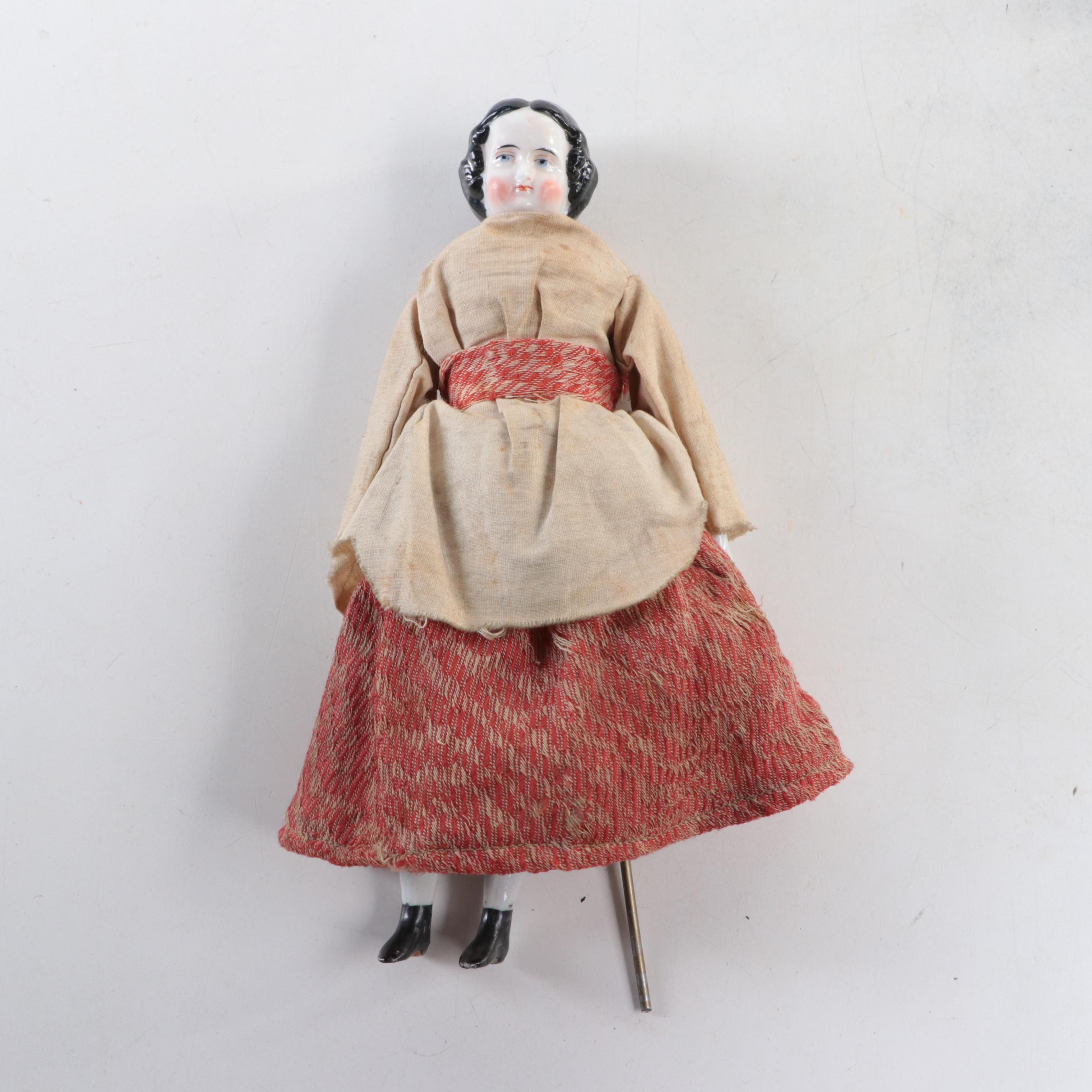 Ambrotype and Tintype Portrait Photographs with Doll, Mid to Late 19th Century