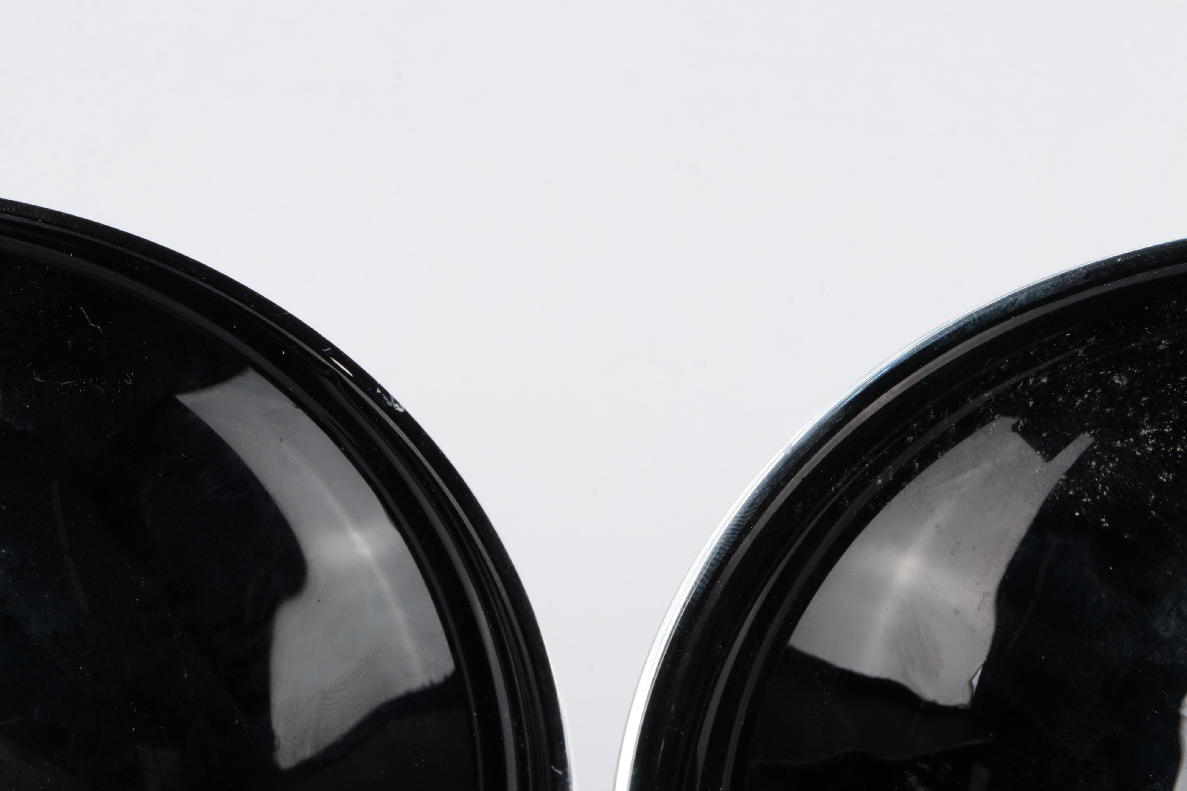 Jozefina Krosno Handmade Blown Jellyfish Themed Art Glass Compotes