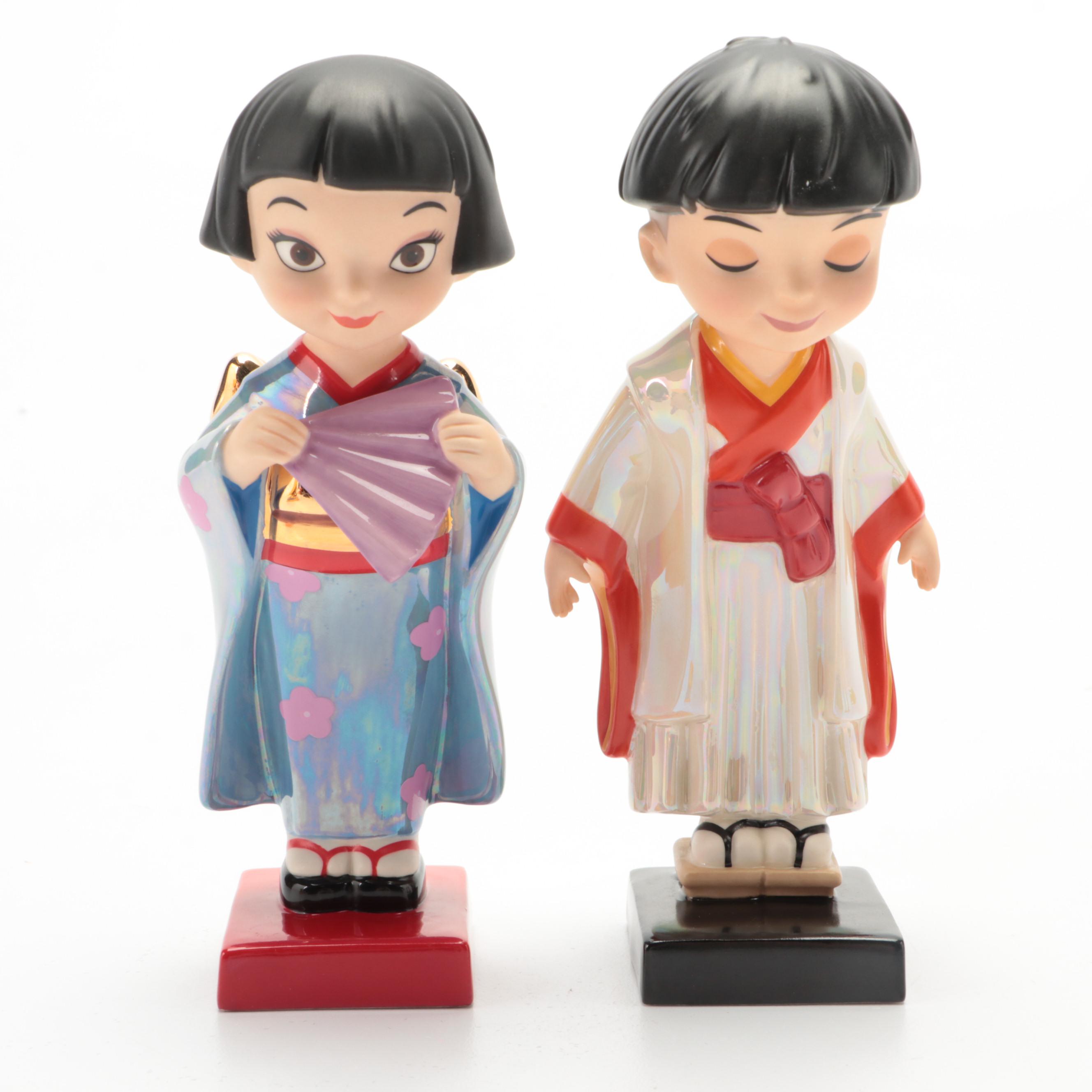 Walt Disney Classics It's a Small World After All "Oneesama" and Other Figurines