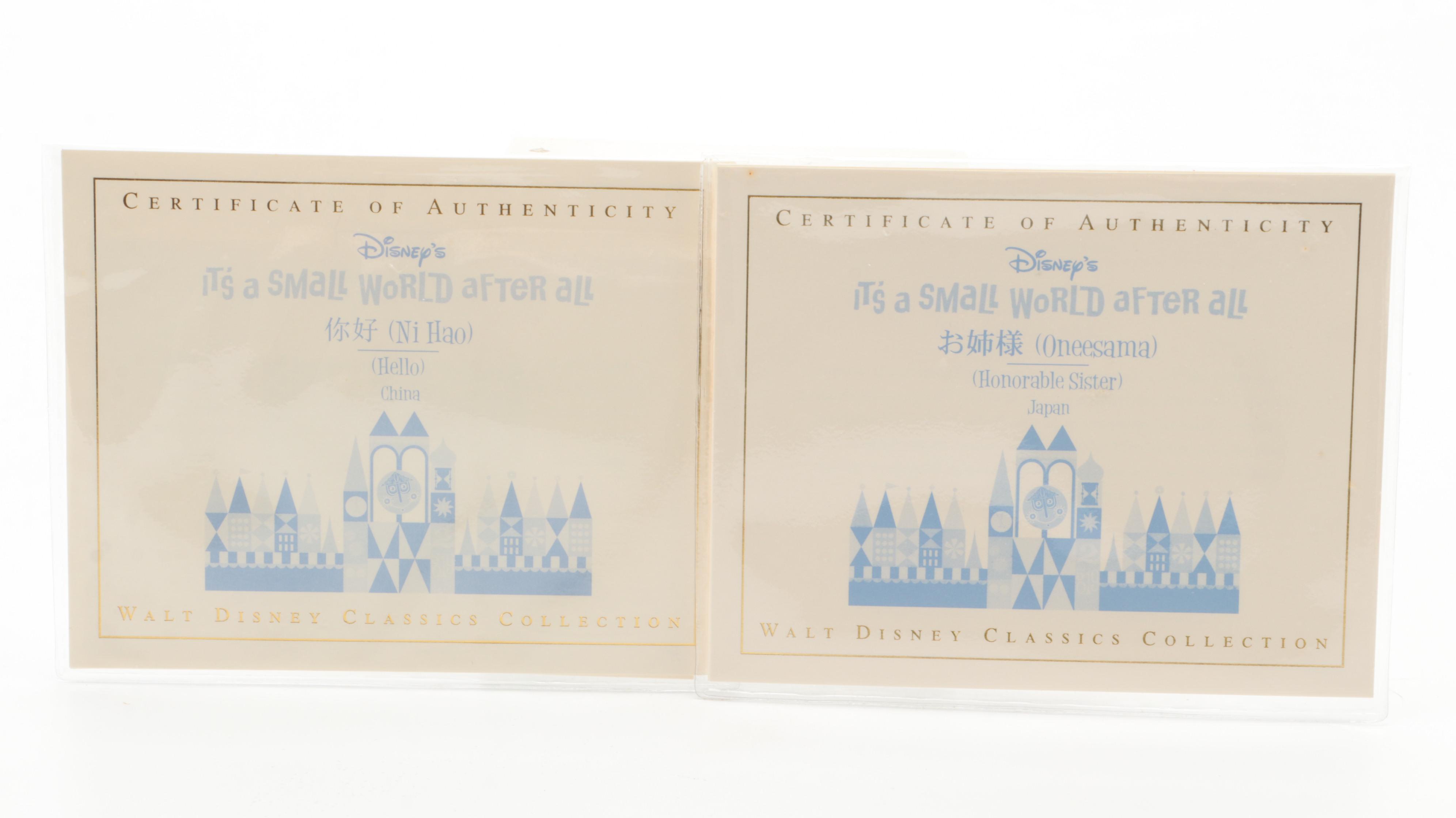 Walt Disney Classics It's a Small World After All "Oneesama" and Other Figurines