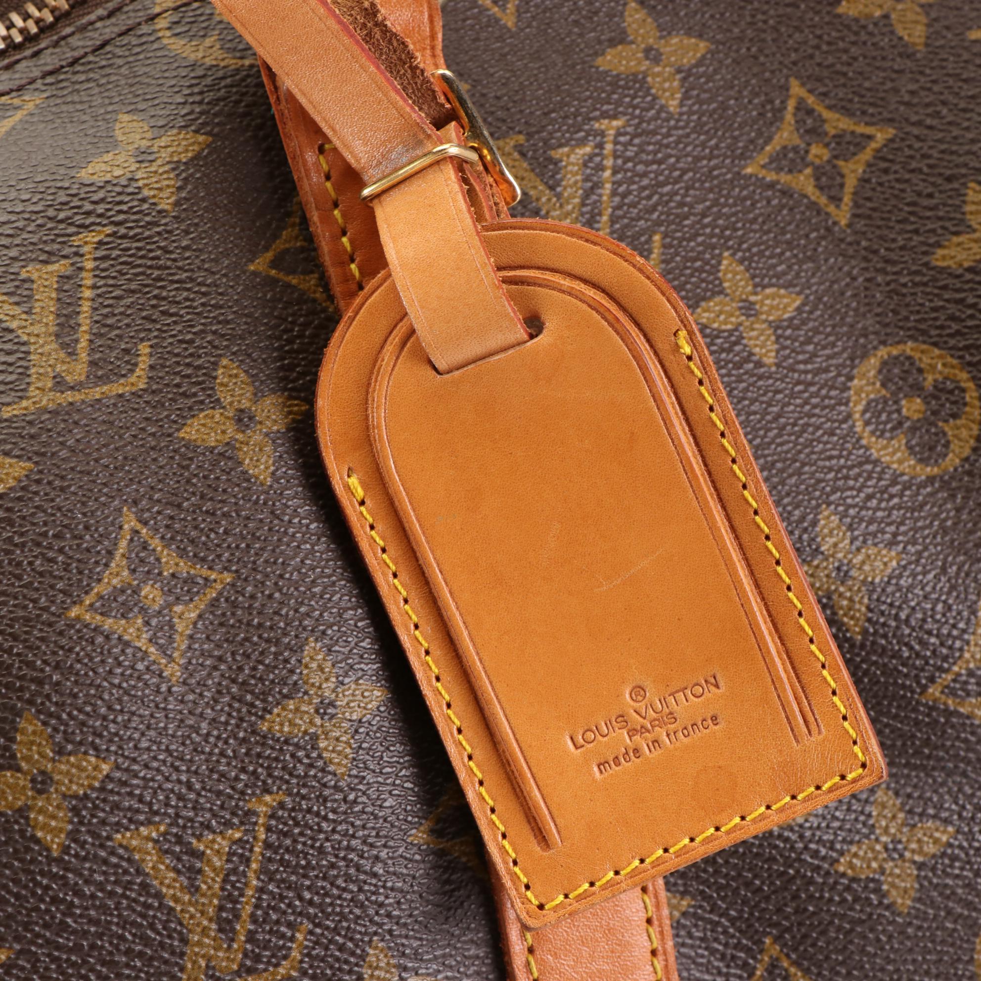 Louis Vuitton Keepall 50 in Monogram Canvas and Vachetta Leather