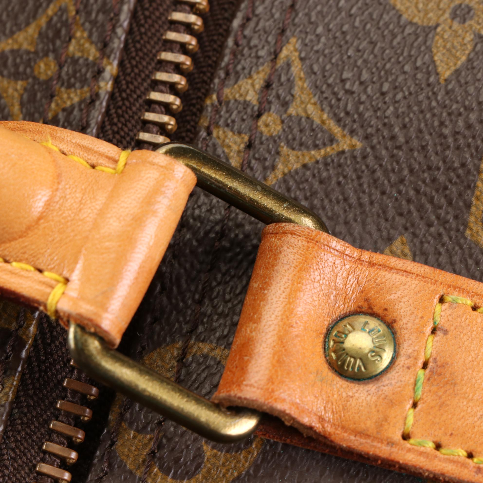 Louis Vuitton Keepall 50 in Monogram Canvas and Vachetta Leather