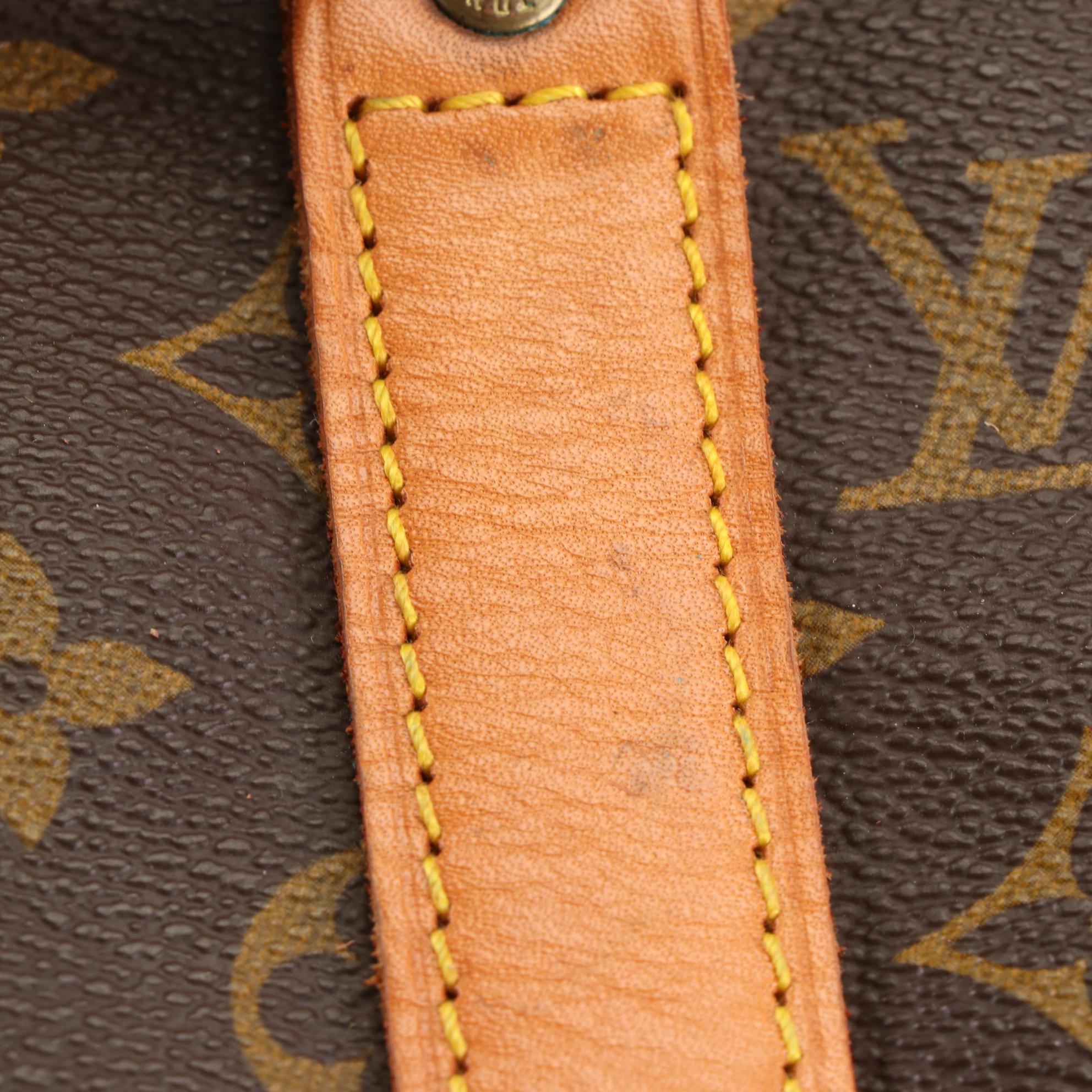 Louis Vuitton Keepall 50 in Monogram Canvas and Vachetta Leather