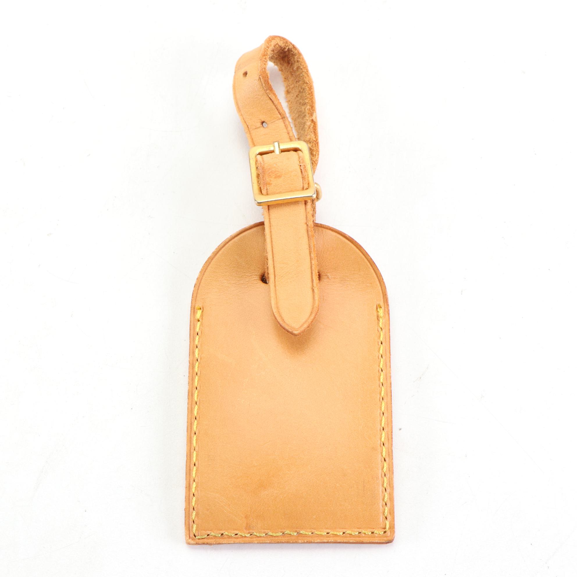 Louis Vuitton Luggage Tag in Vachetta Leather