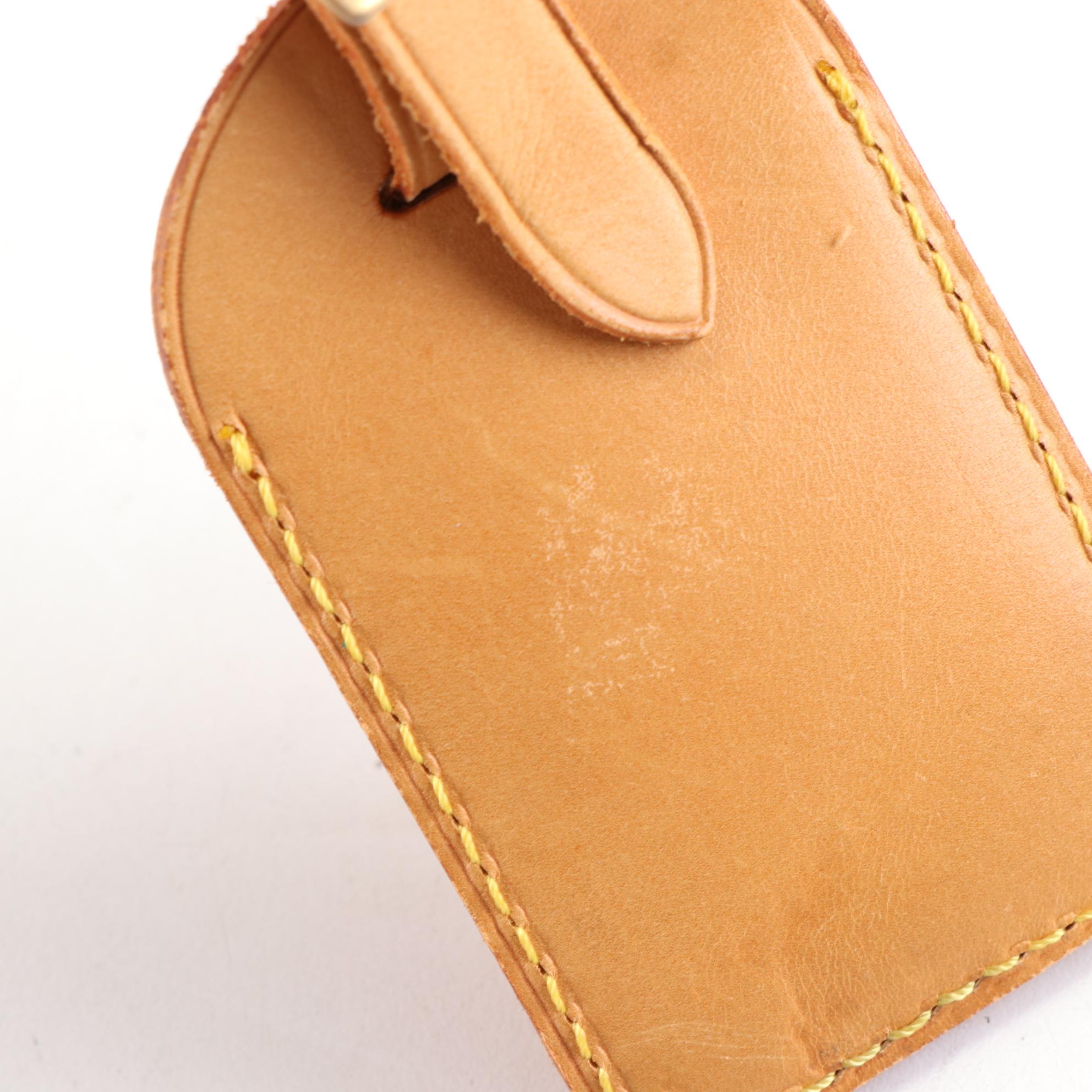 Louis Vuitton Luggage Tag in Vachetta Leather