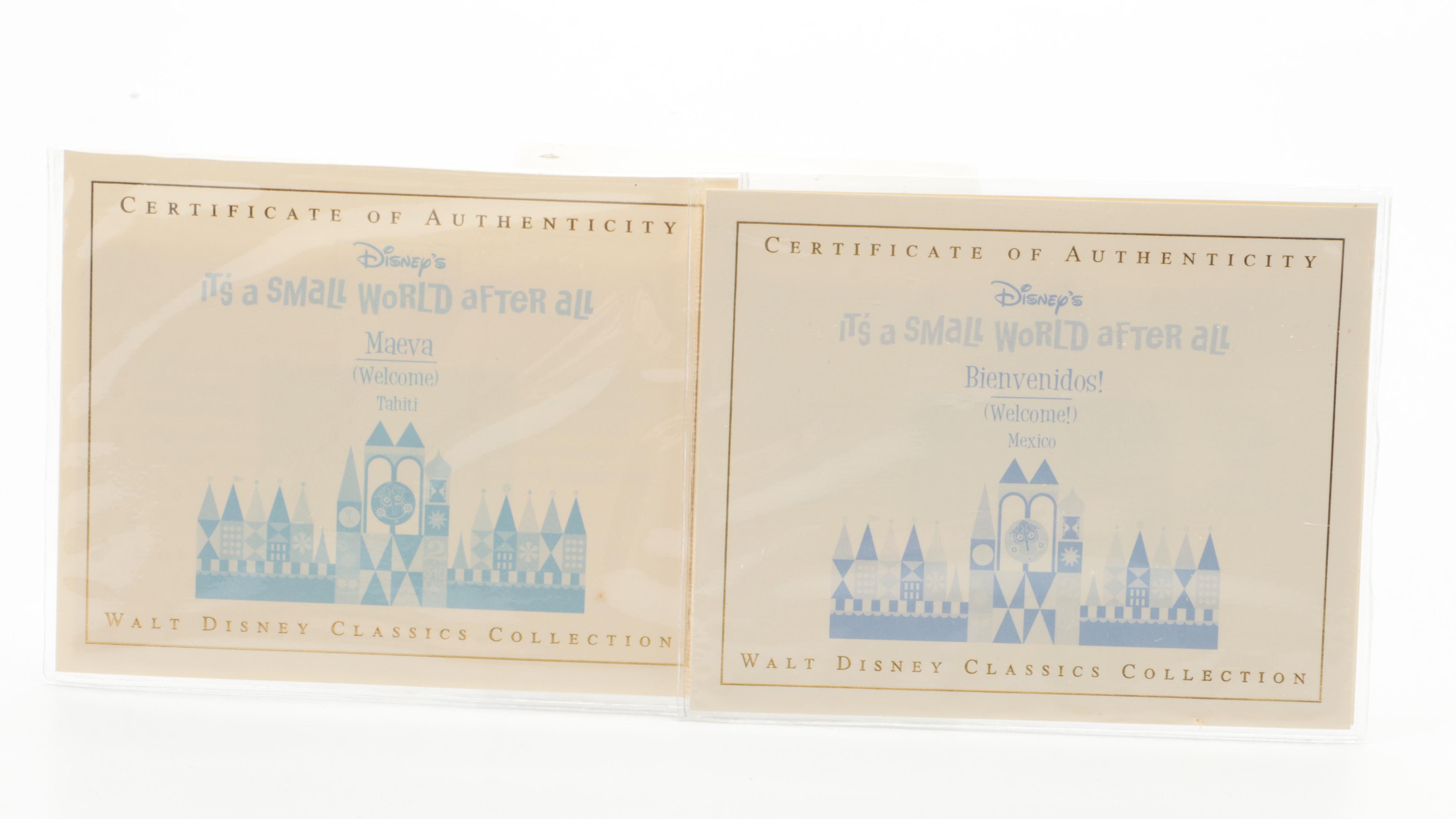 Walt Disney Classics It's a Small World After All "Sun Wheel" and "Bienvenidos!"