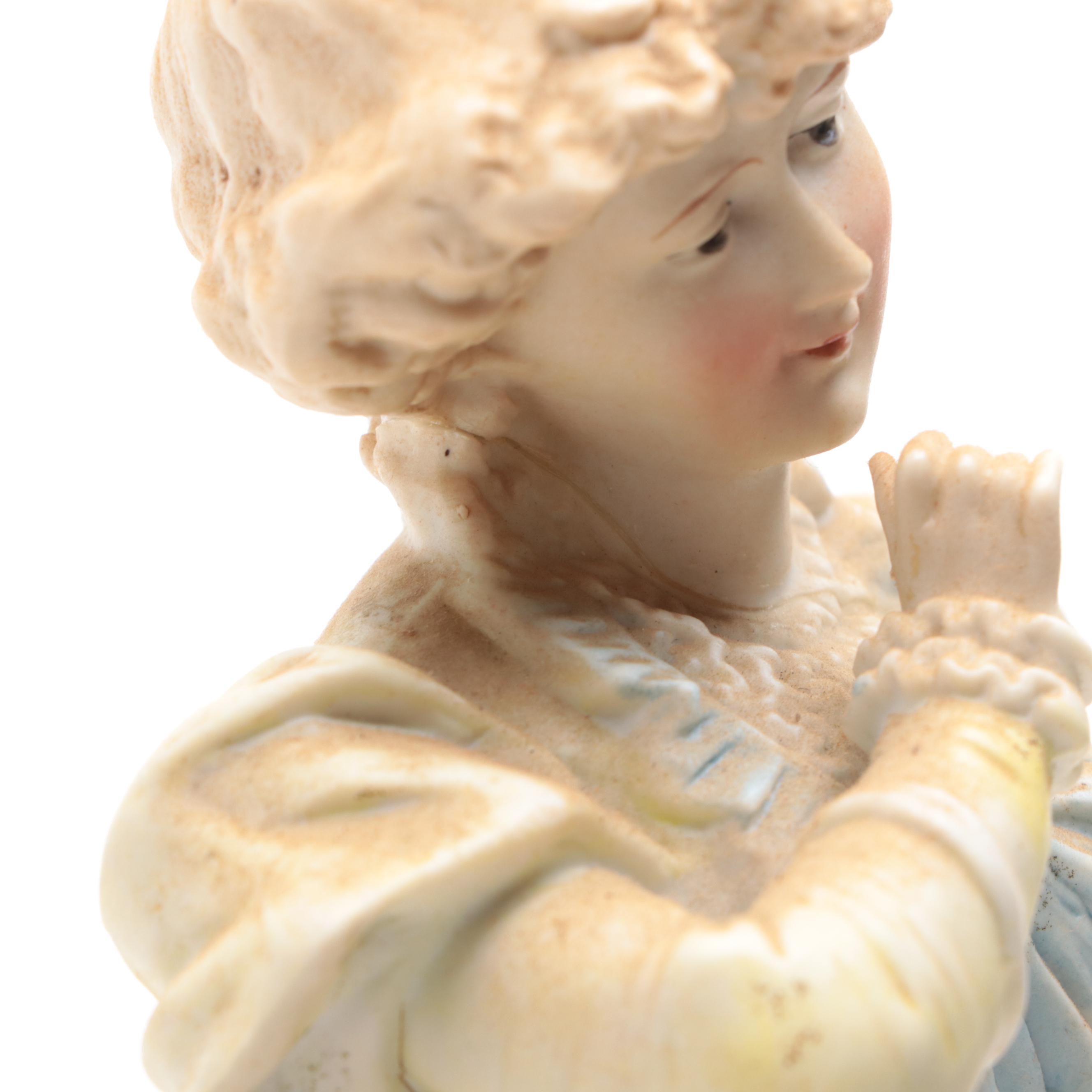 German Style and Other Courting Couple Figurines, Early to Mid-20th Century